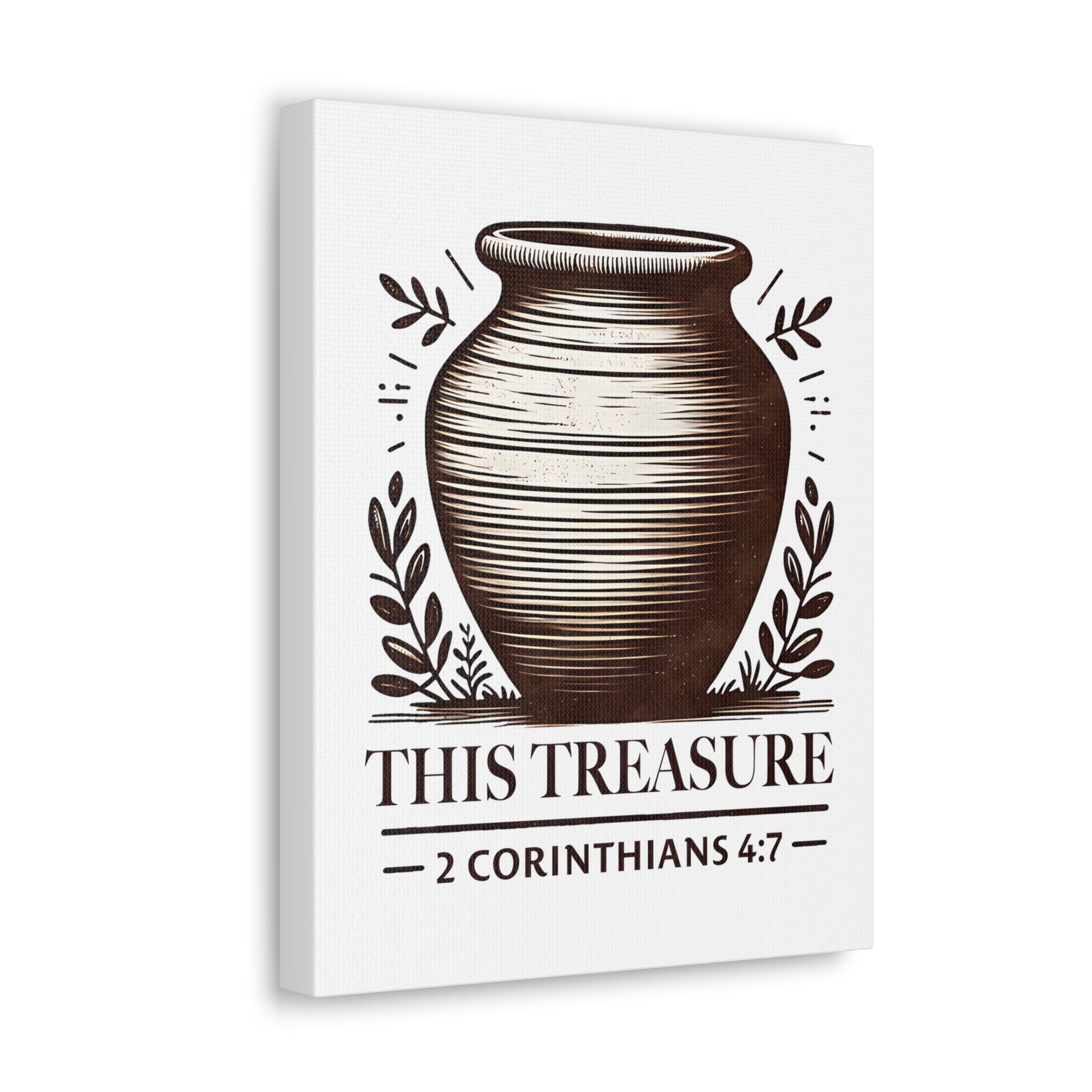 Scripture Walls 2 Corinthians 4:7 This Treasure Bible Verse Canvas Christian Wall Art Ready to Hang Unframed-Express Your Love Gifts