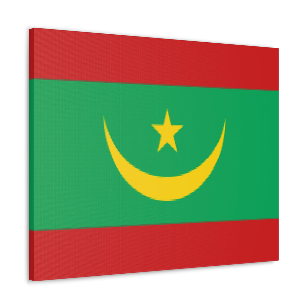 Mauritania Country Flag Canvas Vibrant Wall Art Unframed Home Decor-Express Your Love Gifts