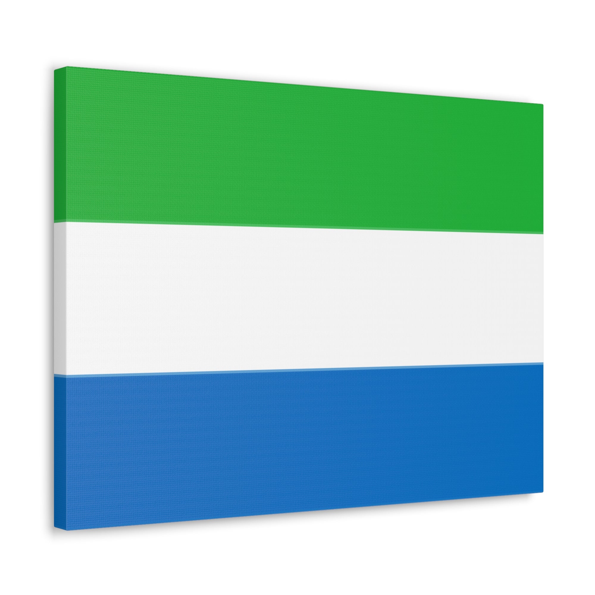 Sierra Leone Country Flag Canvas Vibrant Wall Art Unframed Home Decor-Express Your Love Gifts