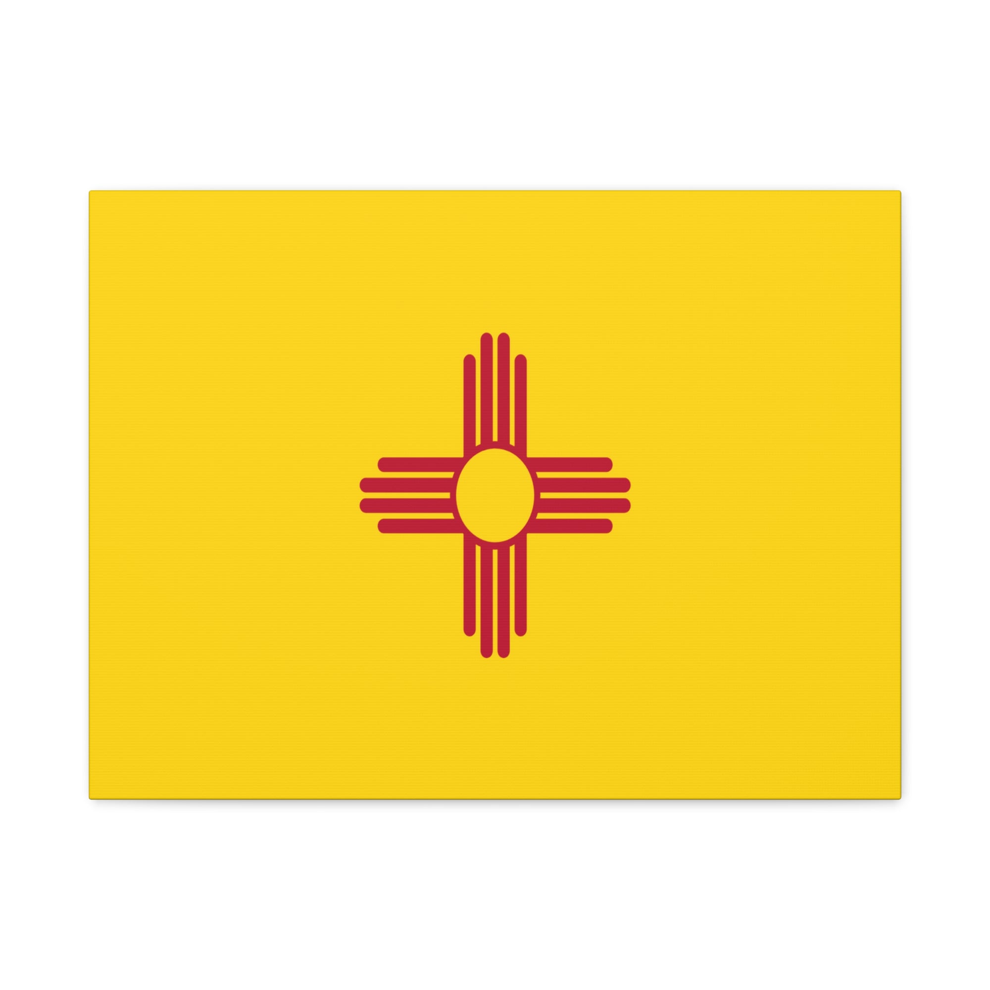 New Mexico Stage Flag Canvas Vibrant Wall Art Unframed Home Decor-Express Your Love Gifts