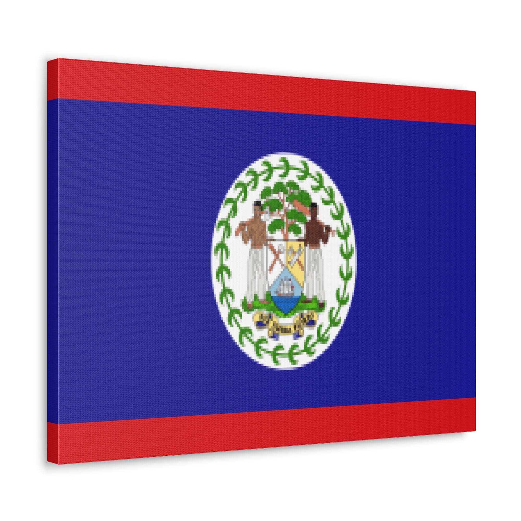 Belize Country Flag Canvas Vibrant Wall Art Unframed Home Decor-Express Your Love Gifts