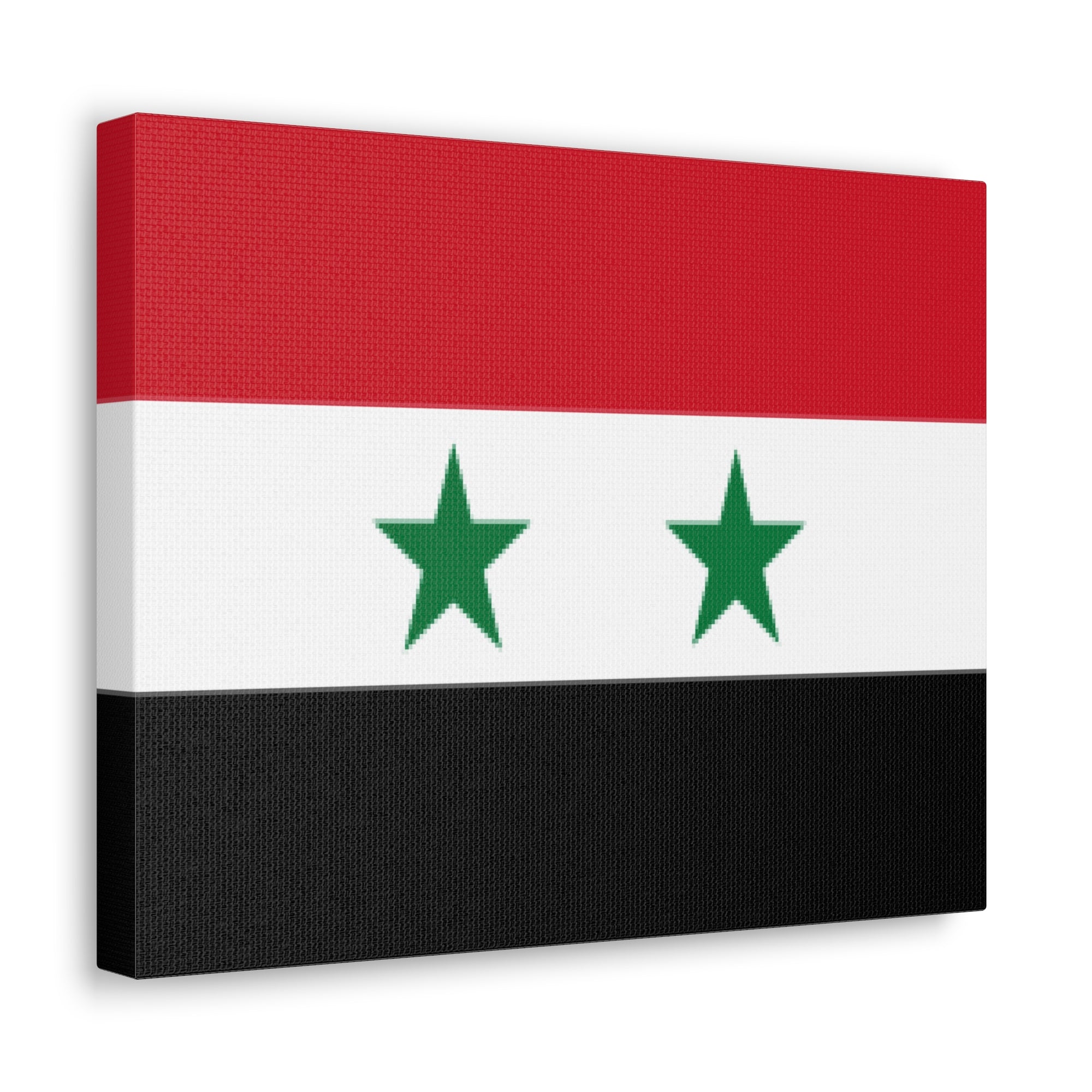 Syria Country Flag Canvas Vibrant Wall Art Unframed Home Decor-Express Your Love Gifts