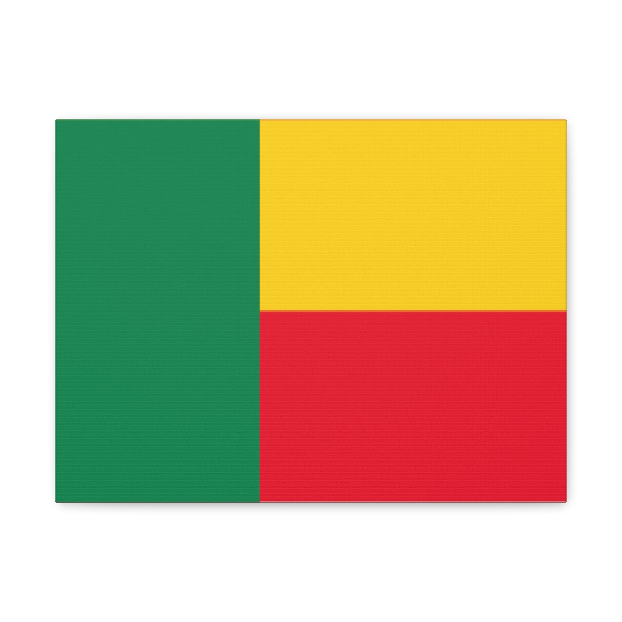 Benin Country Flag Canvas Vibrant Wall Art Unframed Home Decor-Express Your Love Gifts