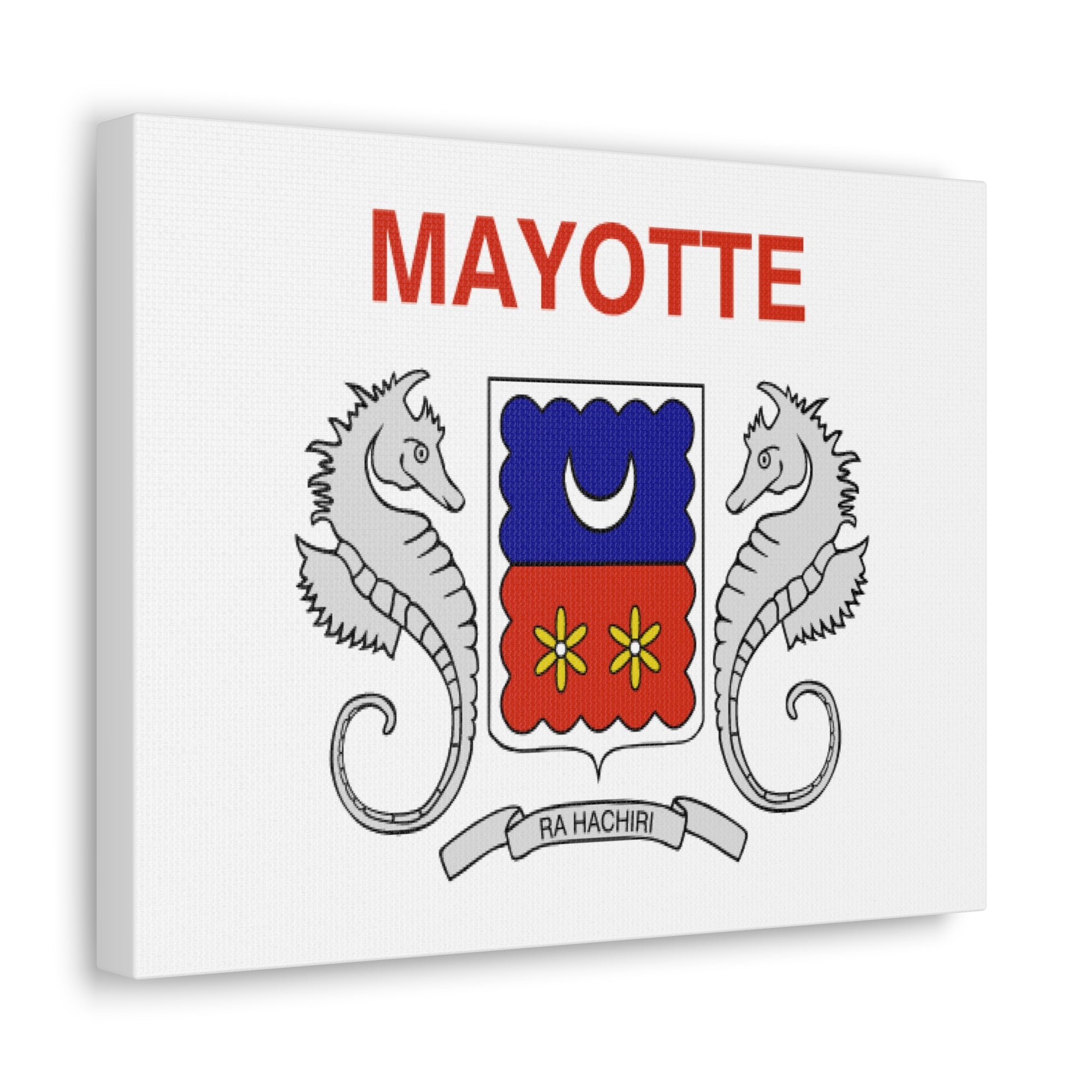 Mayotte Country Flag Canvas Vibrant Wall Art Unframed Home Decor-Express Your Love Gifts