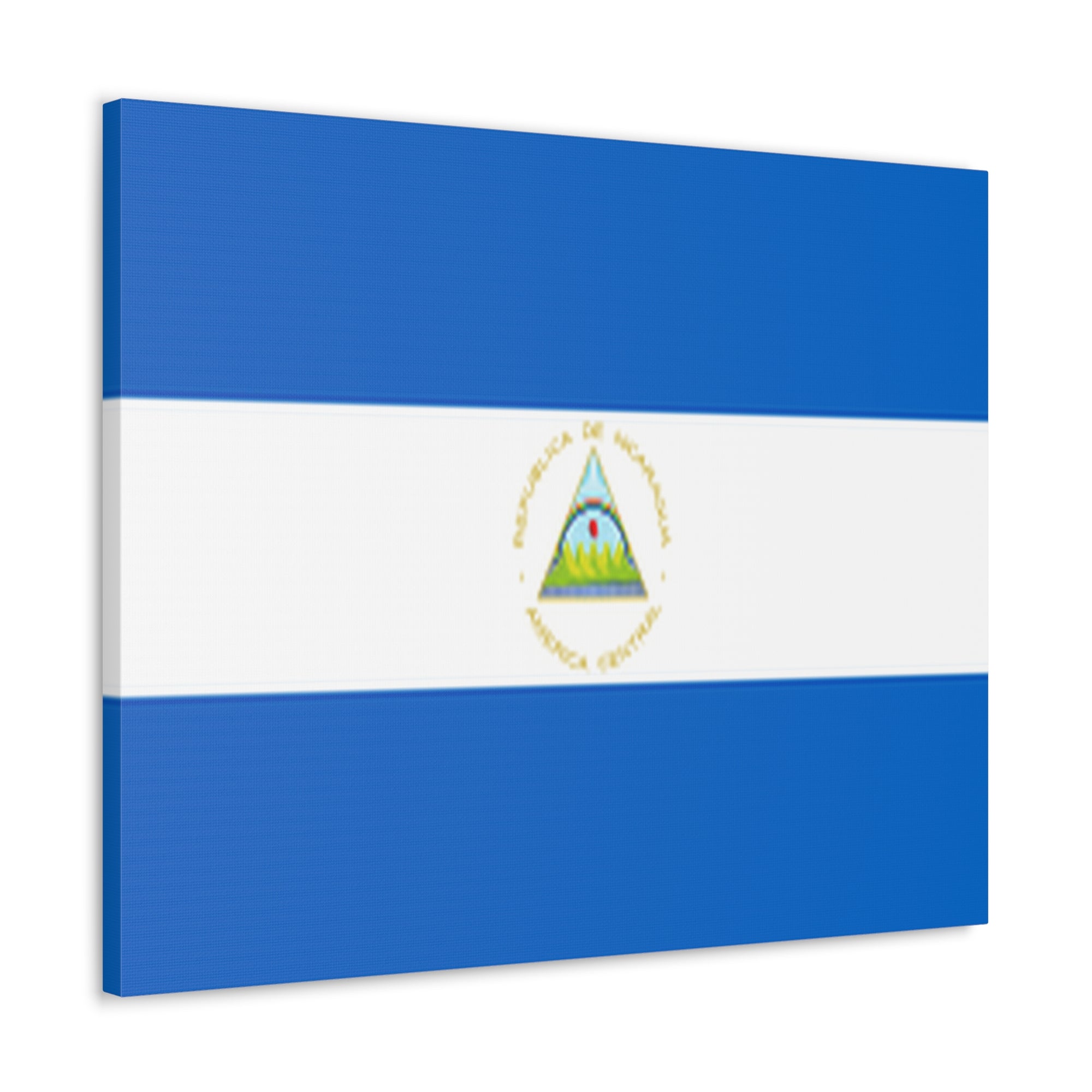 Nicaragua Country Flag Canvas Vibrant Wall Art Unframed Home Decor-Express Your Love Gifts