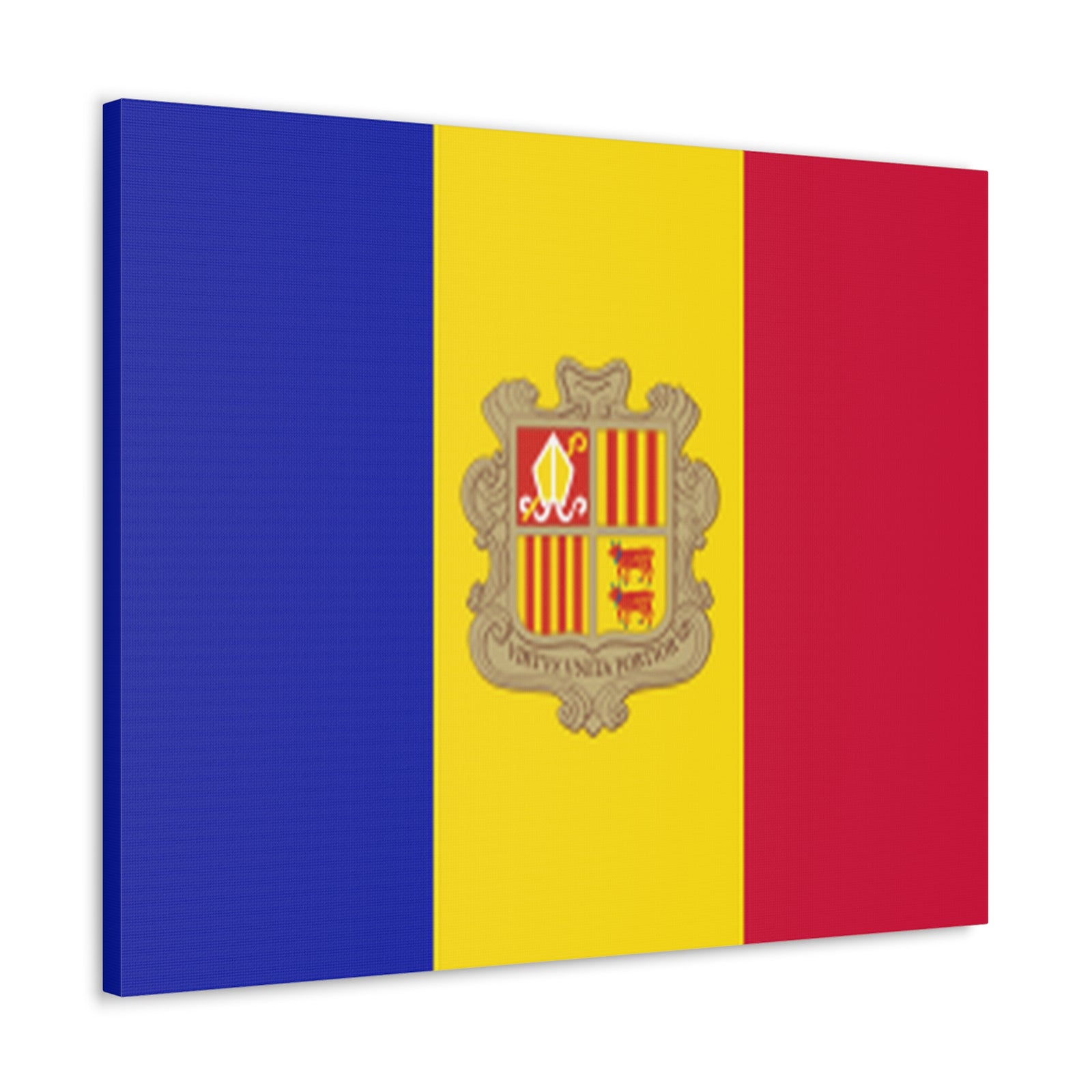 Andorra Country Flag Canvas Vibrant Wall Art Unframed Home Decor-Express Your Love Gifts