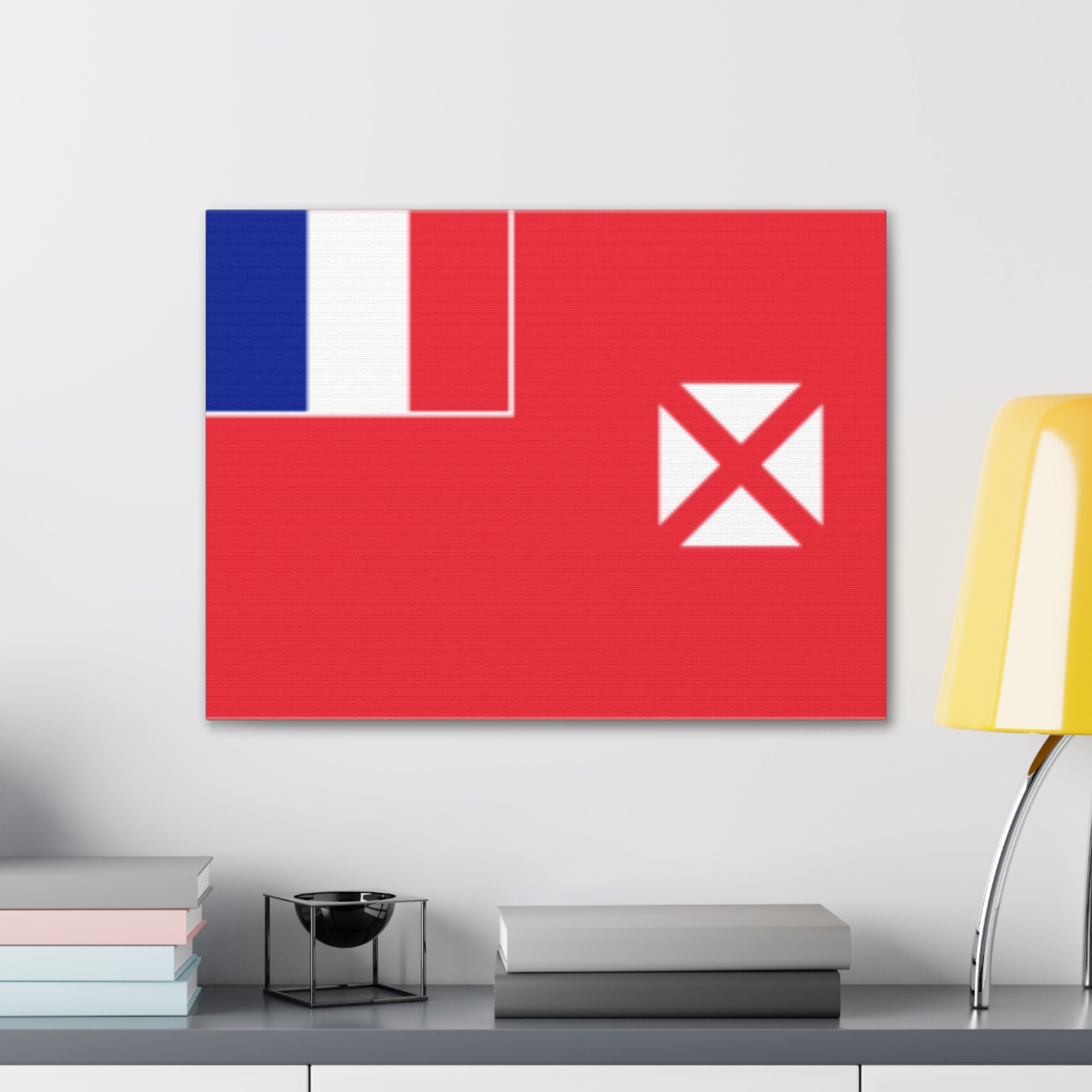 Wallis and Futuna Country Flag Canvas Vibrant Wall Art Unframed Home Decor-Express Your Love Gifts