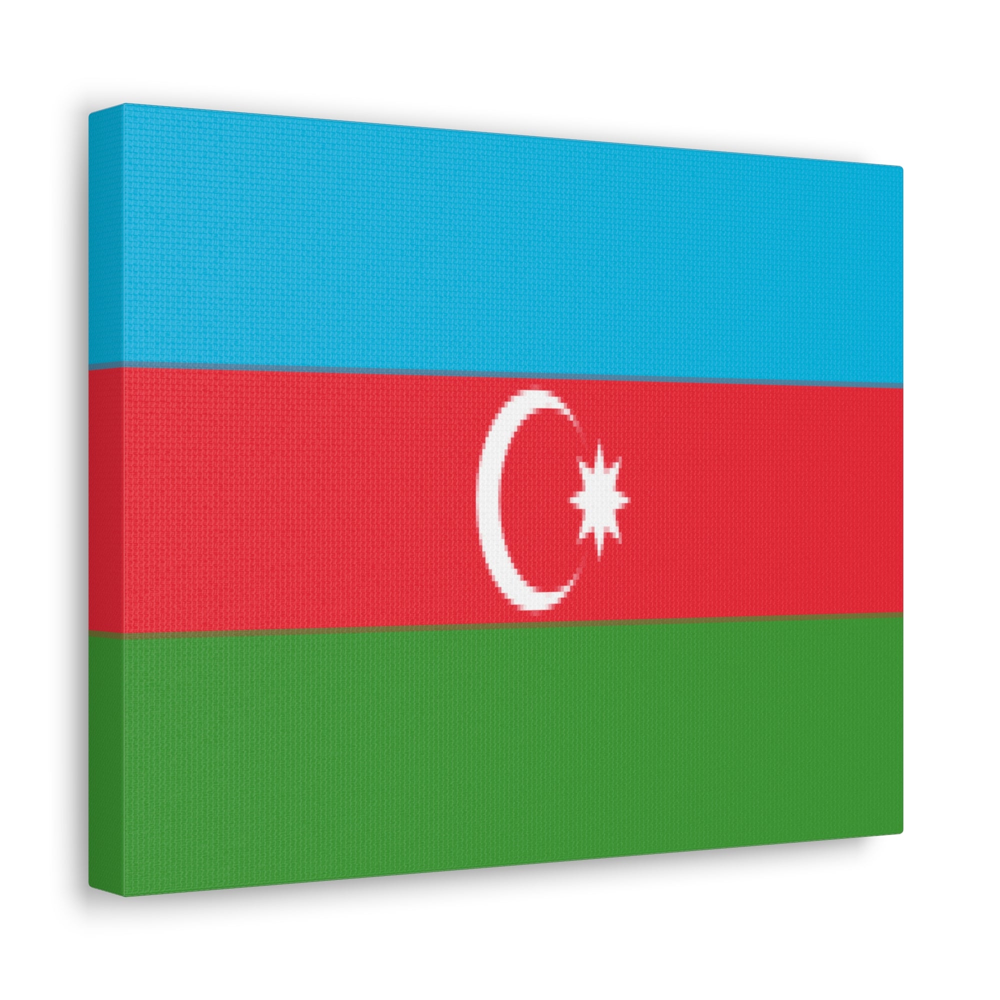 Azerbaijan Country Flag Canvas Vibrant Wall Art Unframed Home Decor-Express Your Love Gifts