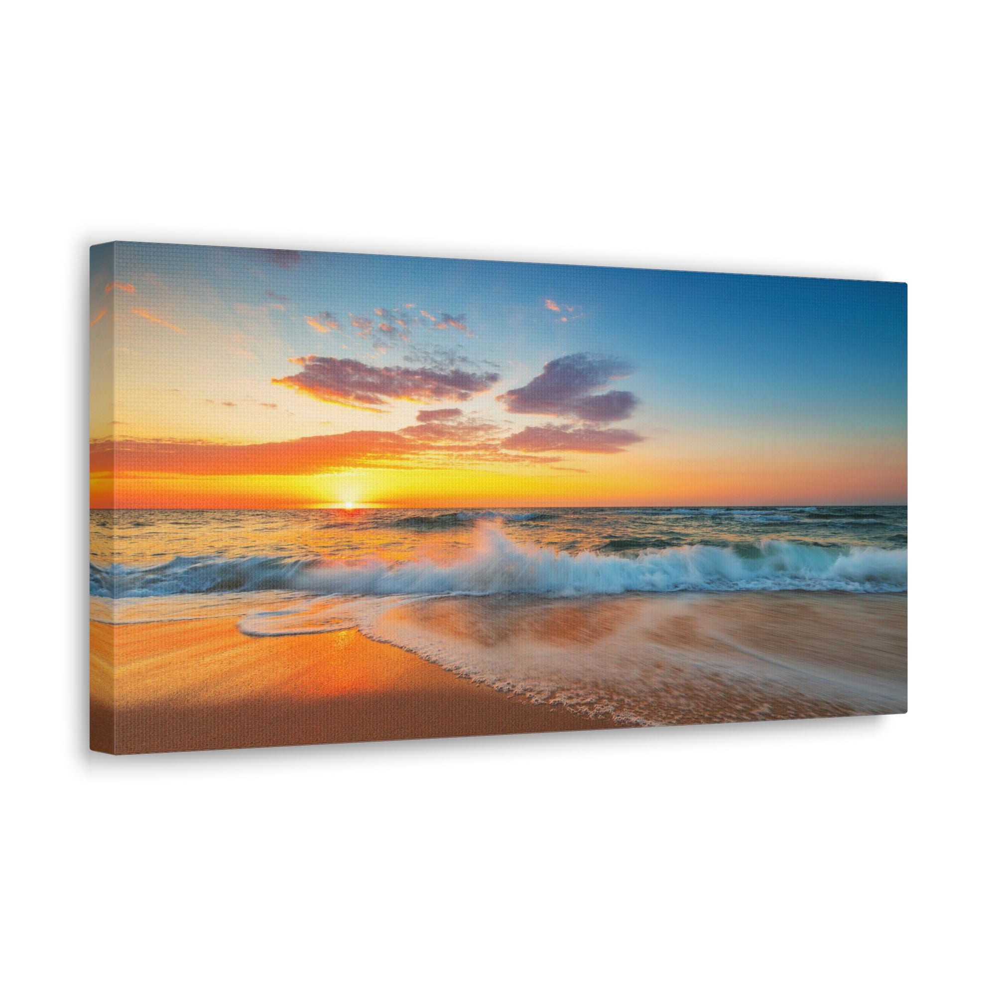 Beautiful Cloudscape Over The Sea Ocean Canvas Wall Art for Home Decor Ready-to-Hang-Express Your Love Gifts