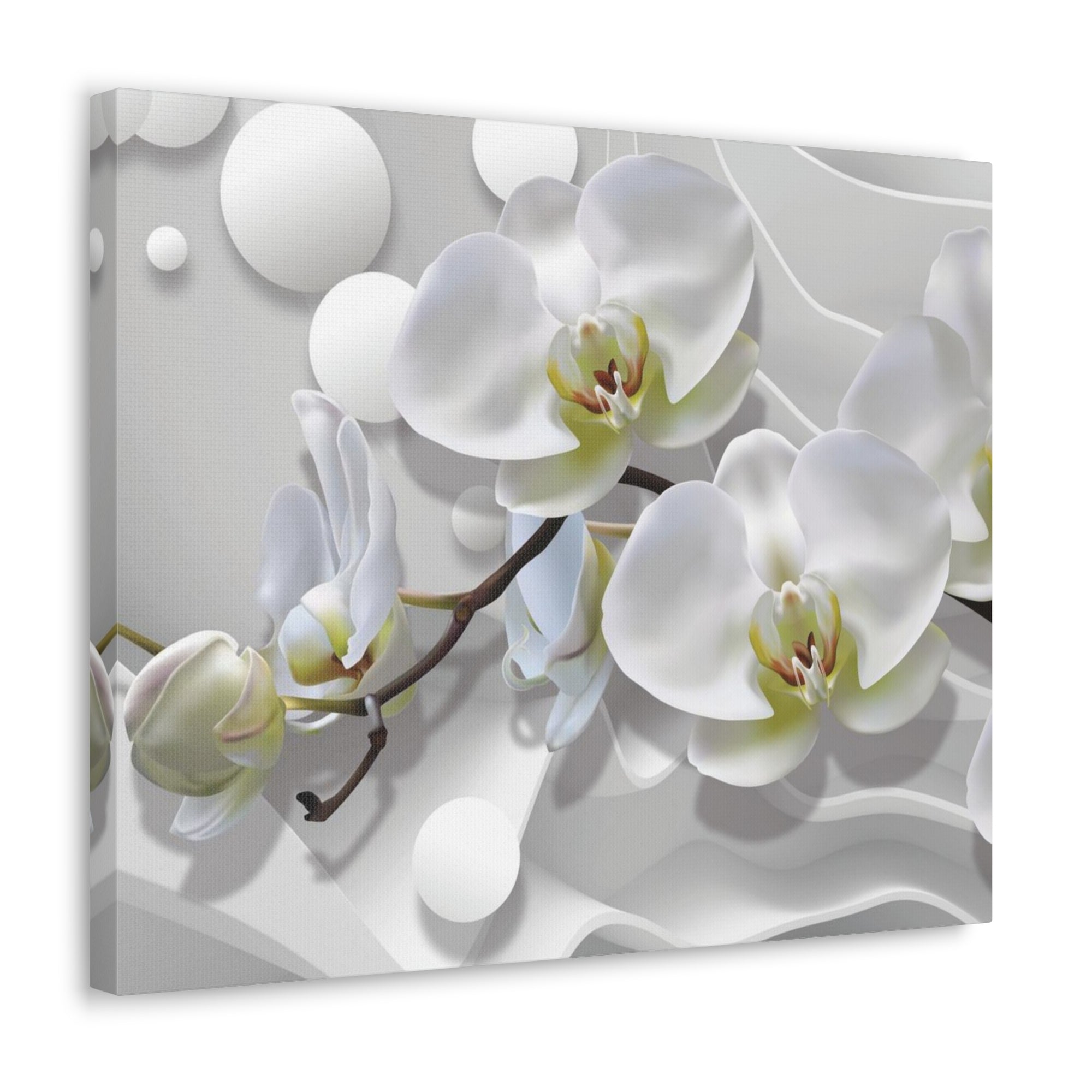 Bouquet of Orchids Flower Canvas Wall Art for Home Decor Ready-to-Hang-Express Your Love Gifts