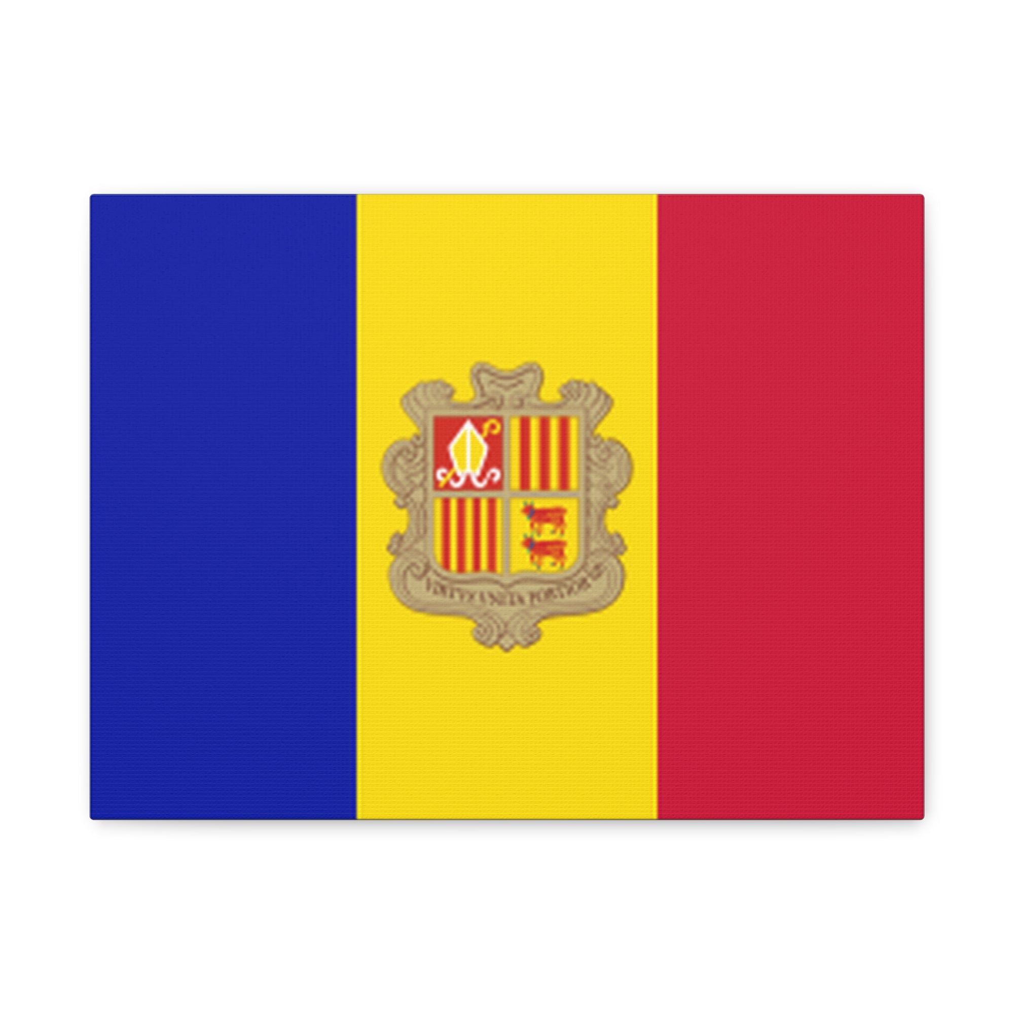 Andorra Country Flag Canvas Vibrant Wall Art Unframed Home Decor-Express Your Love Gifts