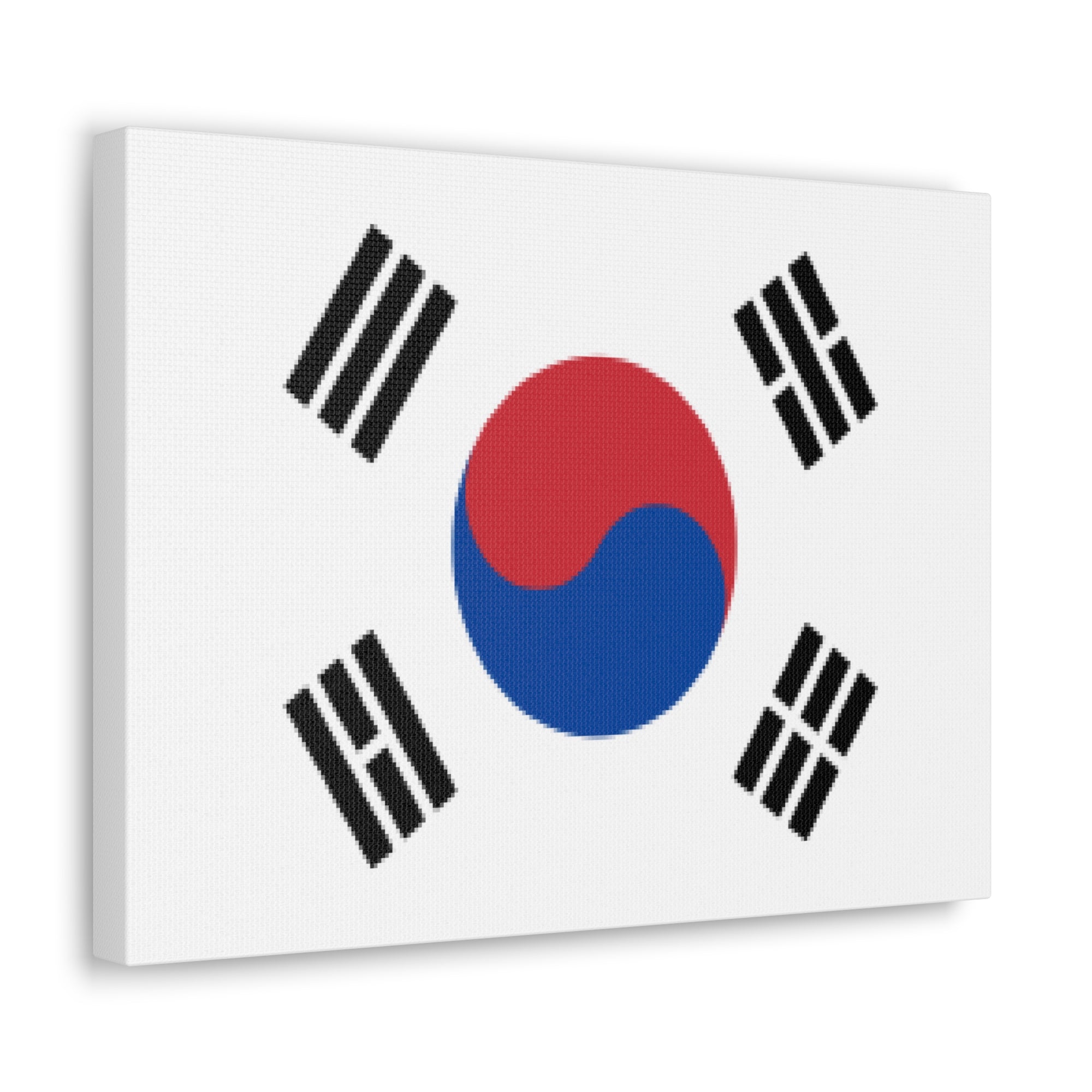 South Korea Country Flag Canvas Vibrant Wall Art Unframed Home Decor-Express Your Love Gifts