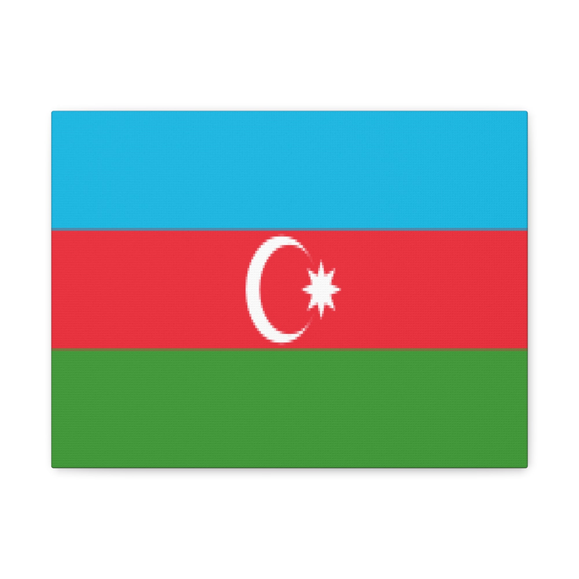 Azerbaijan Country Flag Canvas Vibrant Wall Art Unframed Home Decor-Express Your Love Gifts