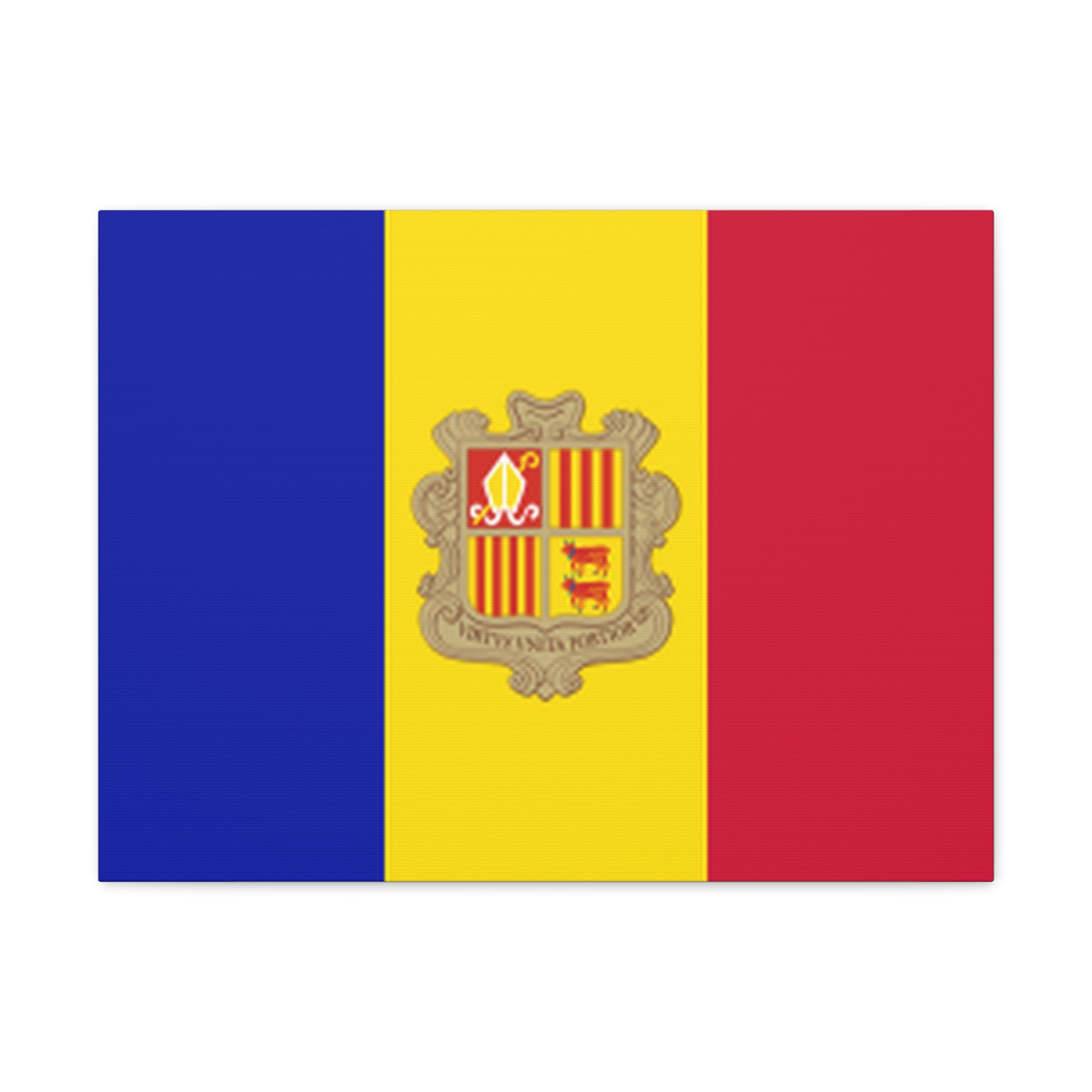 Andorra Country Flag Canvas Vibrant Wall Art Unframed Home Decor-Express Your Love Gifts