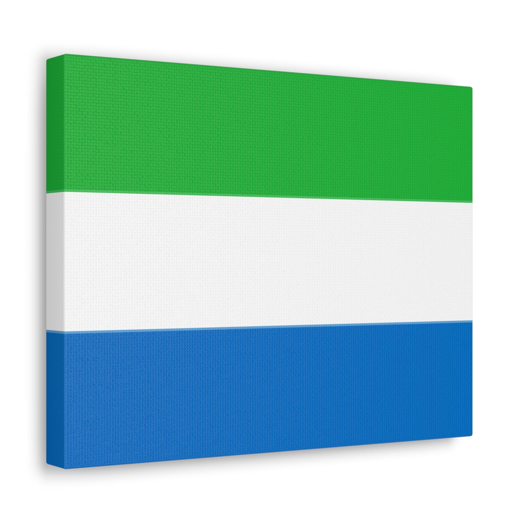 Sierra Leone Country Flag Canvas Vibrant Wall Art Unframed Home Decor-Express Your Love Gifts