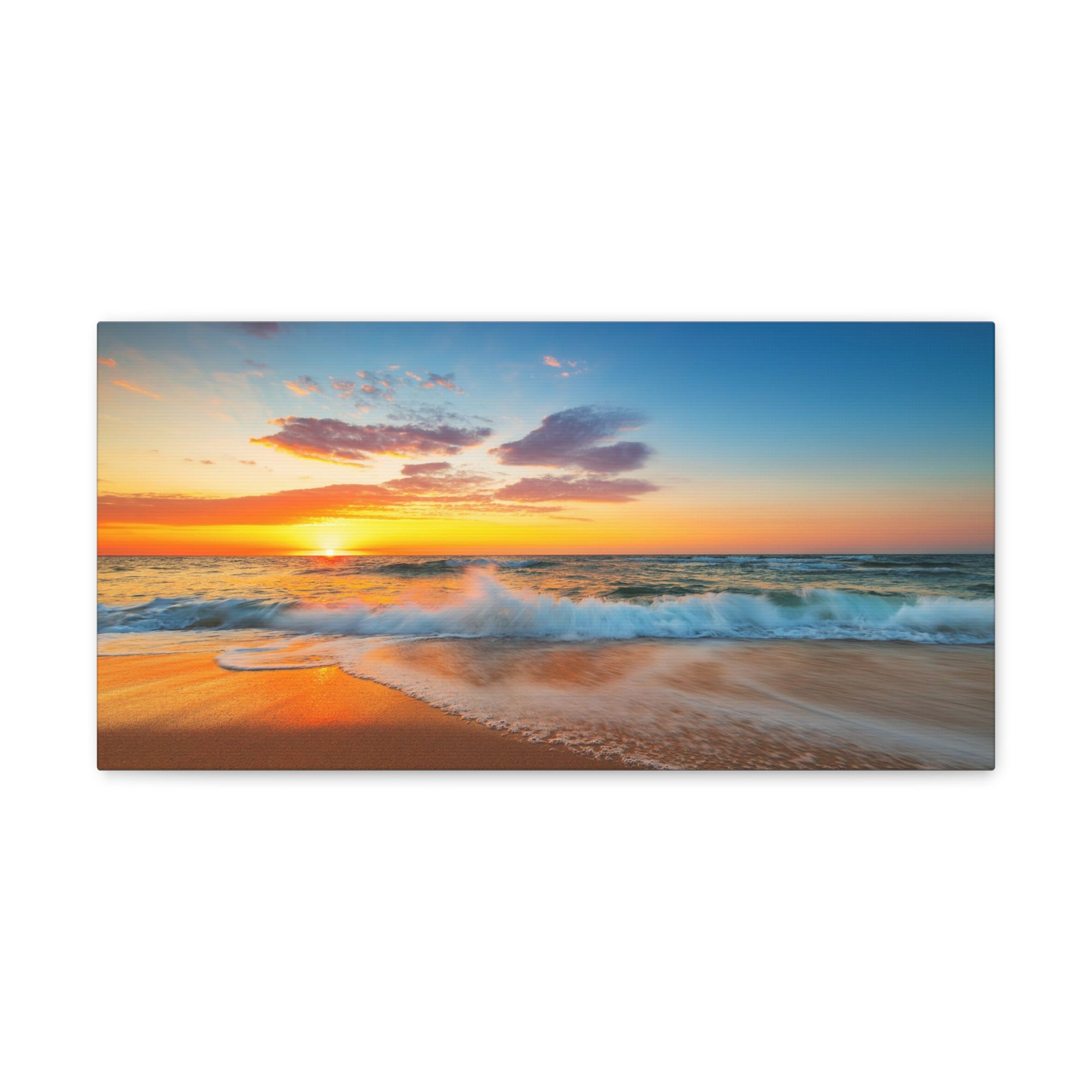 Beautiful Cloudscape Over The Sea Ocean Canvas Wall Art for Home Decor Ready-to-Hang-Express Your Love Gifts