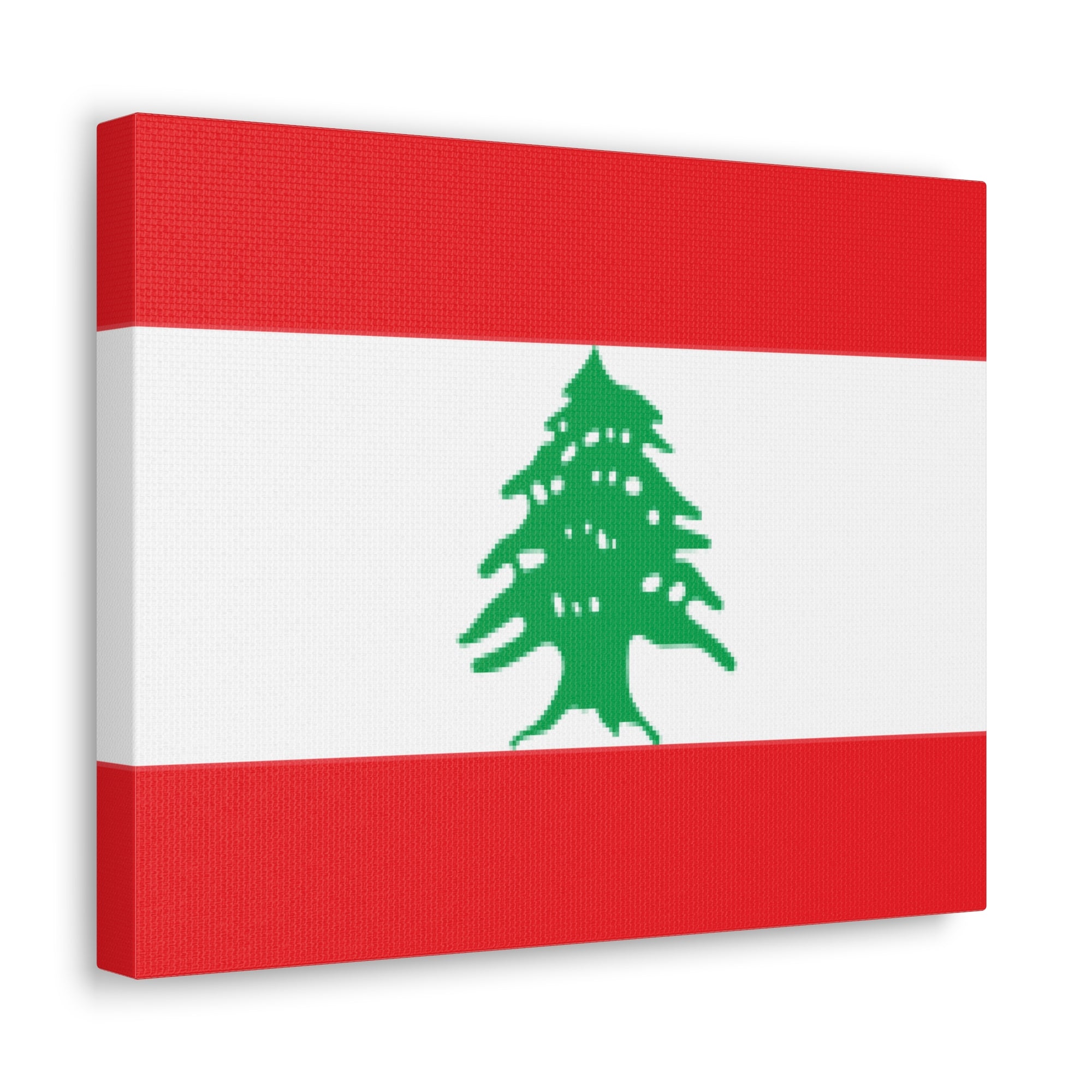 Lebanon Country Flag Canvas Vibrant Wall Art Unframed Home Decor-Express Your Love Gifts