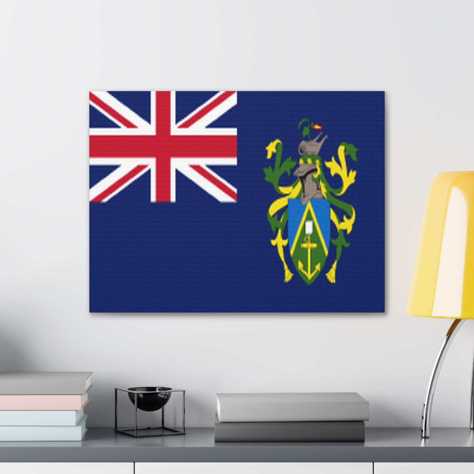 Pitcairn Island Country Flag Canvas Vibrant Wall Art Unframed Home Decor-Express Your Love Gifts