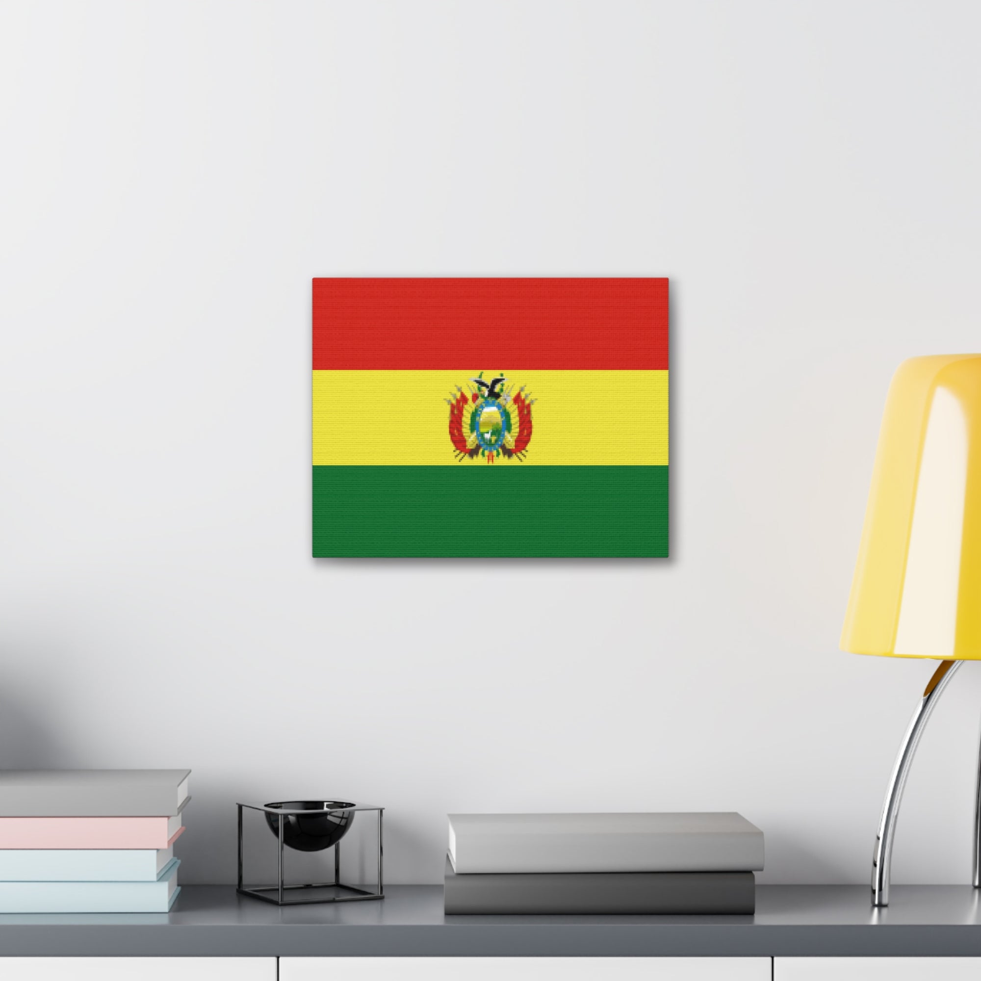 Bolivia Country Flag Canvas Vibrant Wall Art Unframed Home Decor-Express Your Love Gifts