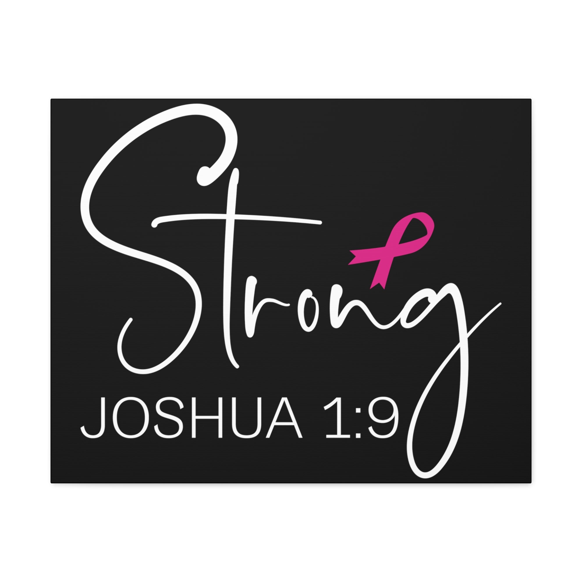 Scripture Walls Joshua 1:9 Strong Bible Verse Canvas Christian Wall Art Ready to Hang Unframed-Express Your Love Gifts