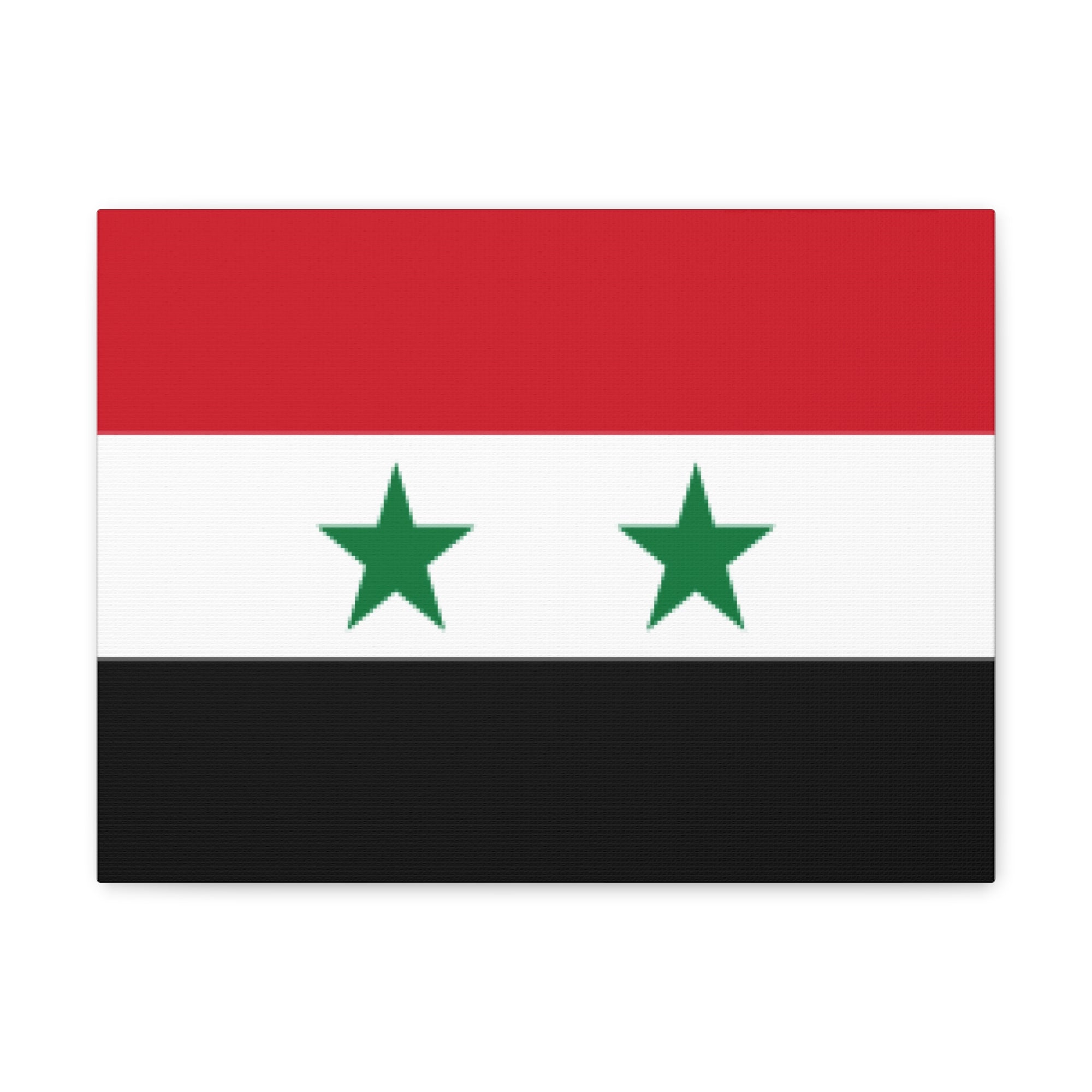 Syria Country Flag Canvas Vibrant Wall Art Unframed Home Decor-Express Your Love Gifts