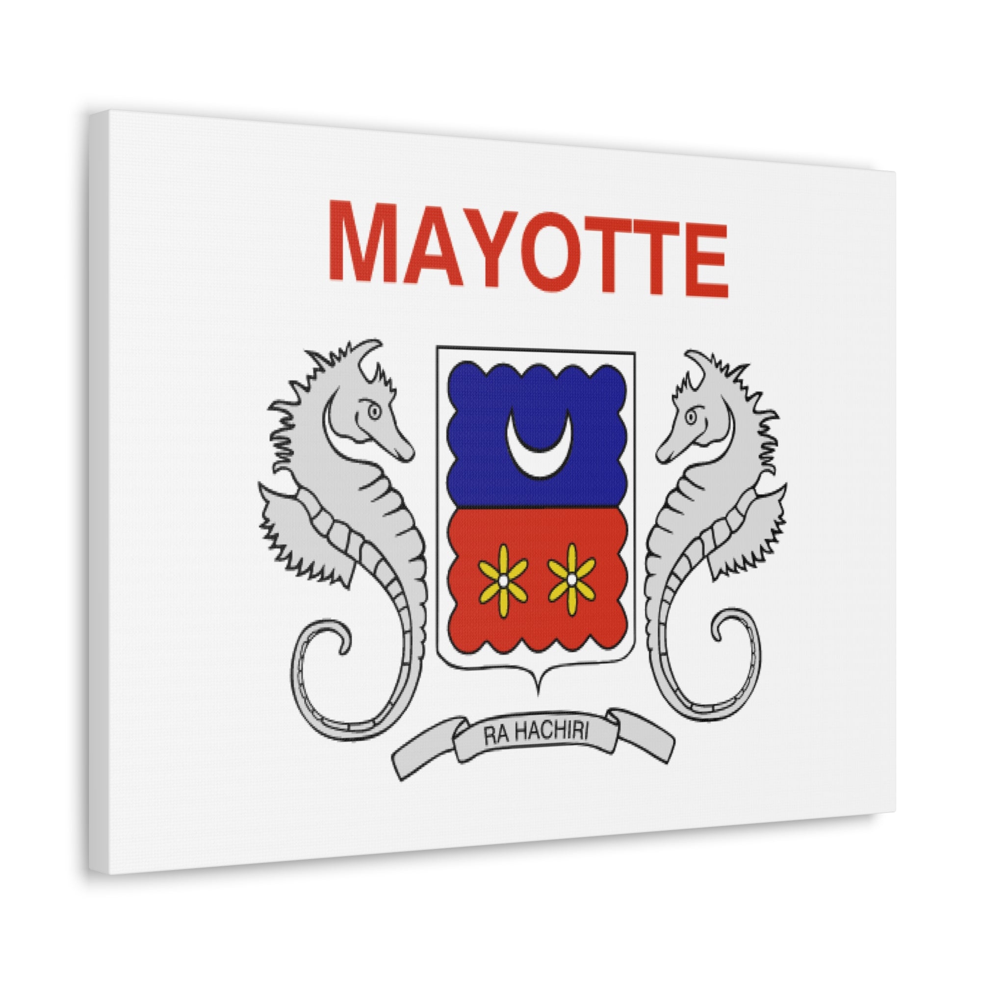 Mayotte Country Flag Canvas Vibrant Wall Art Unframed Home Decor-Express Your Love Gifts