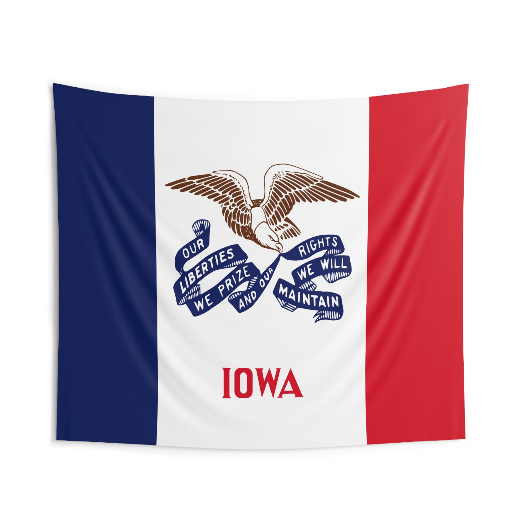 Iowa State Flag Wall Hanging Tapestry-Express Your Love Gifts