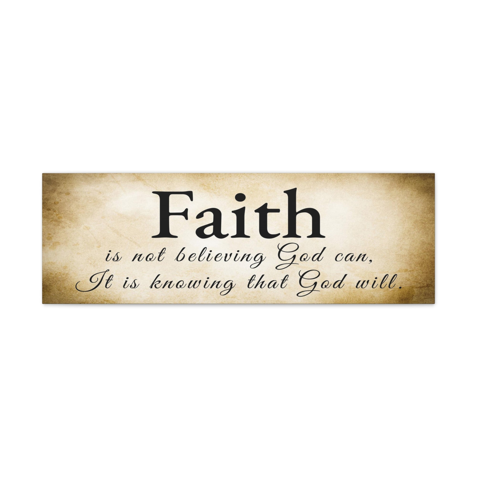 Scripture Walls Faith Gold Hebrews 11 Bible Verse Canvas Christian Wall Art Ready to Hang Unframed-Express Your Love Gifts