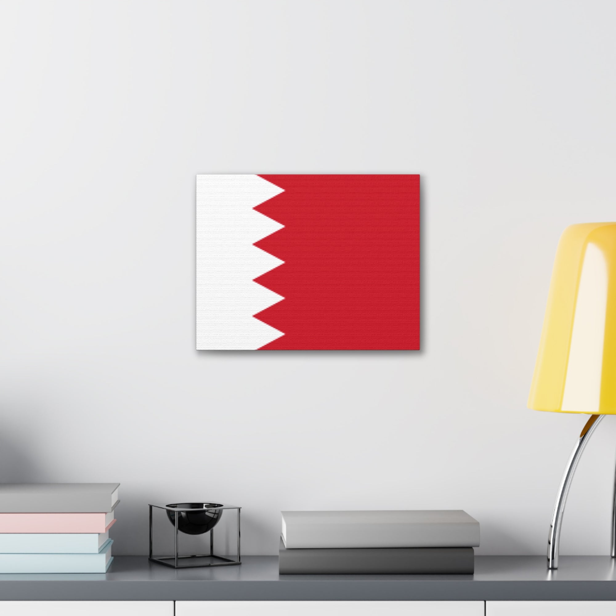 Bahrain Country Flag Canvas Vibrant Wall Art Unframed Home Decor-Express Your Love Gifts