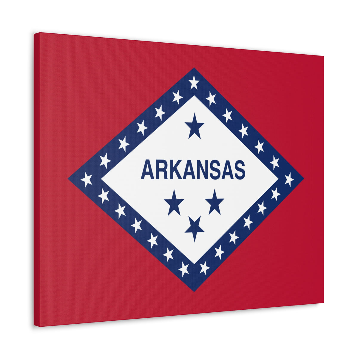 Arkansas State Flag Canvas Vibrant Wall Art Unframed Home Decor-Express Your Love Gifts