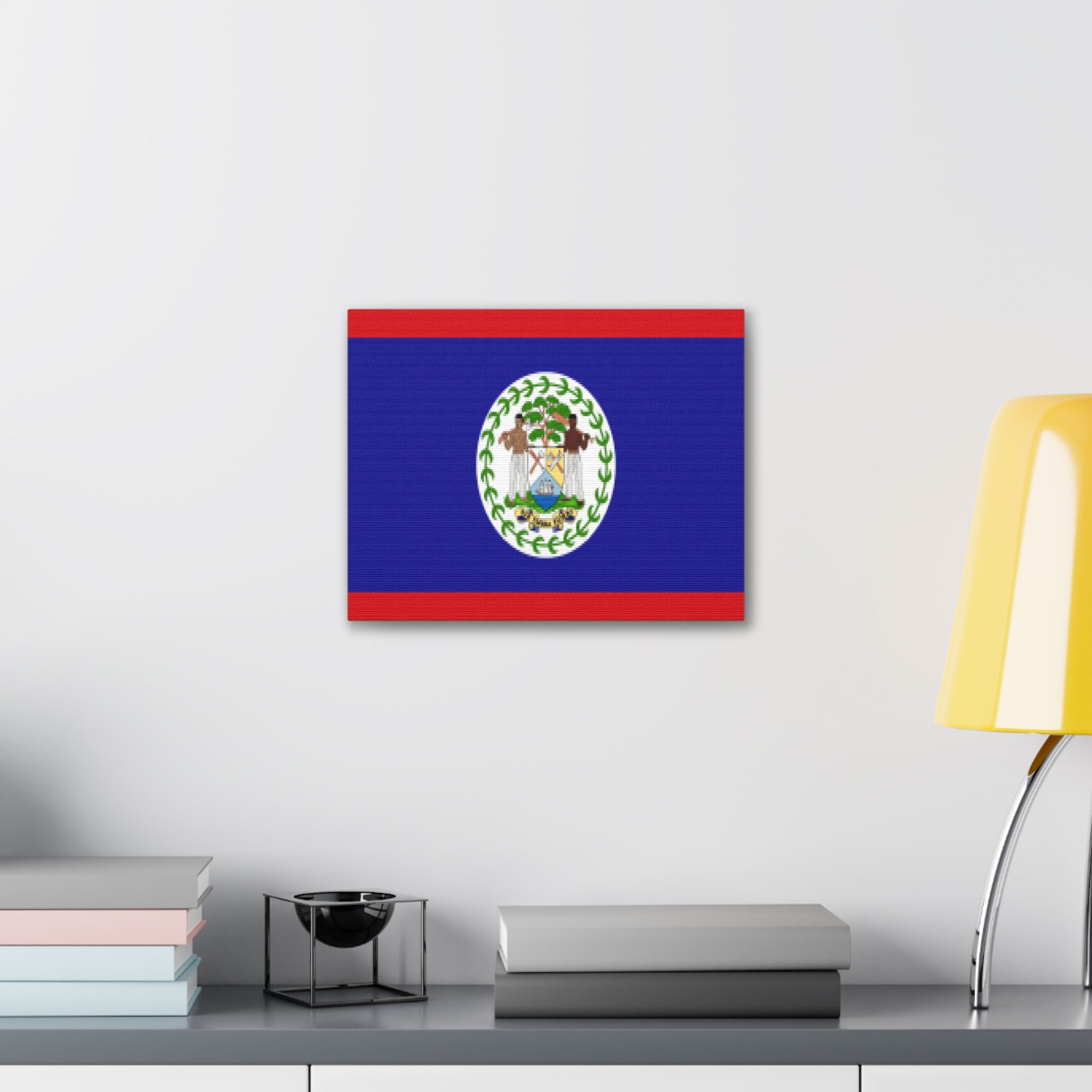 Belize Country Flag Canvas Vibrant Wall Art Unframed Home Decor-Express Your Love Gifts