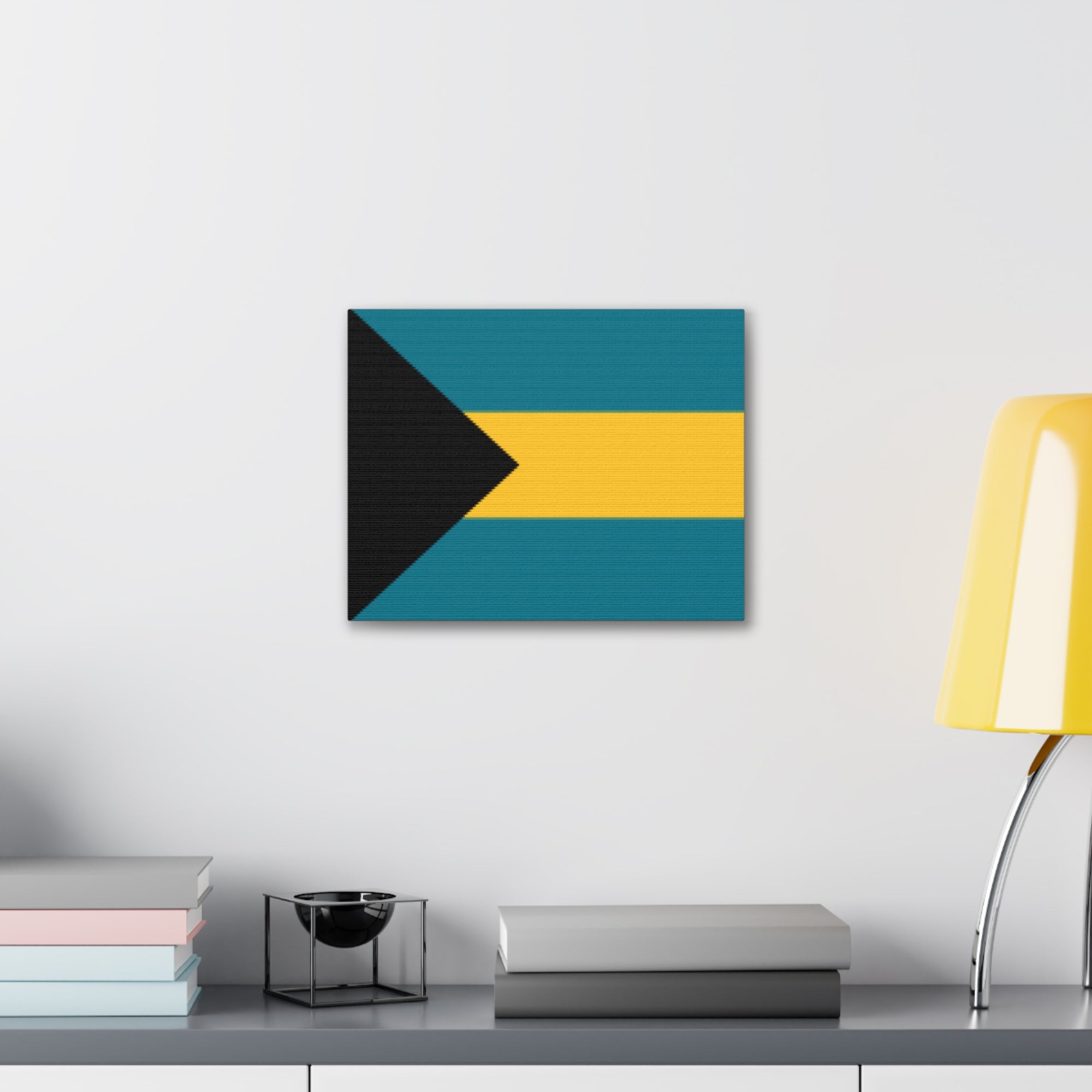 Bahamas Country Flag Canvas Vibrant Wall Art Unframed Home Decor-Express Your Love Gifts