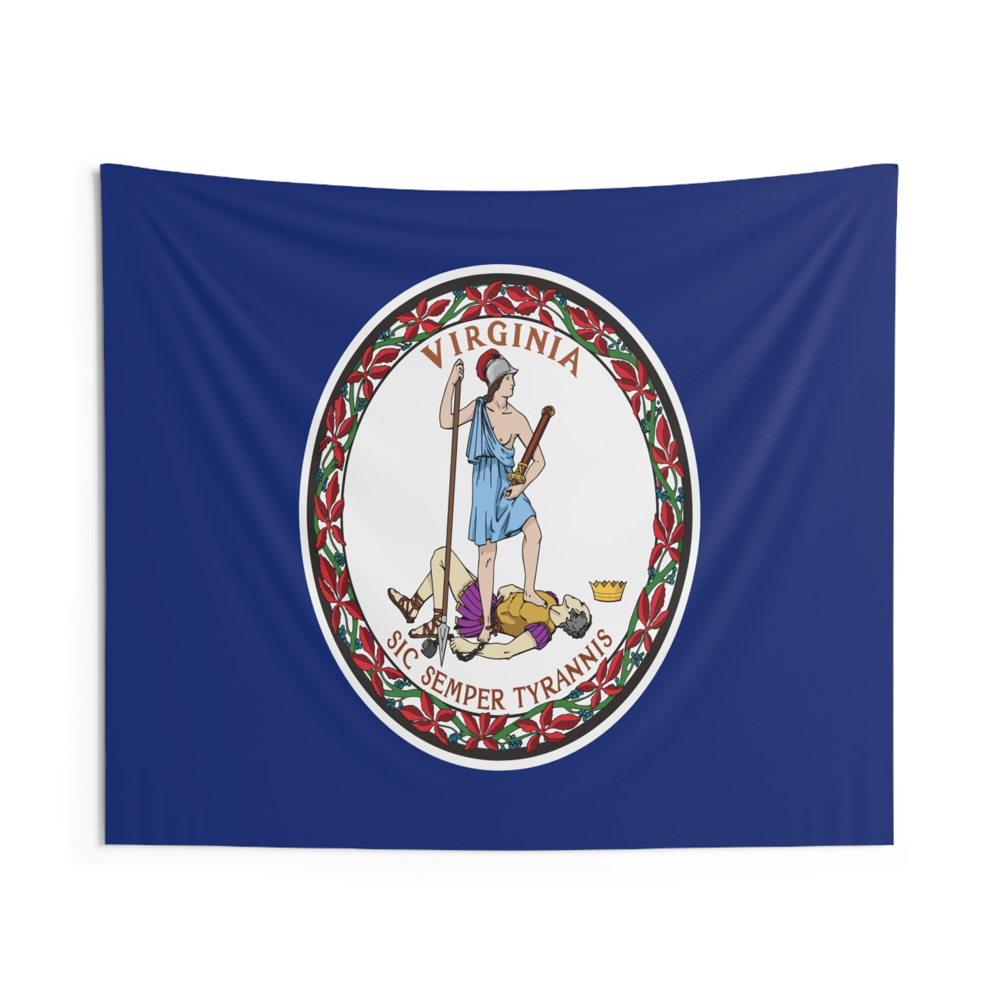 Virginia State Flag Wall Hanging Tapestry-Express Your Love Gifts