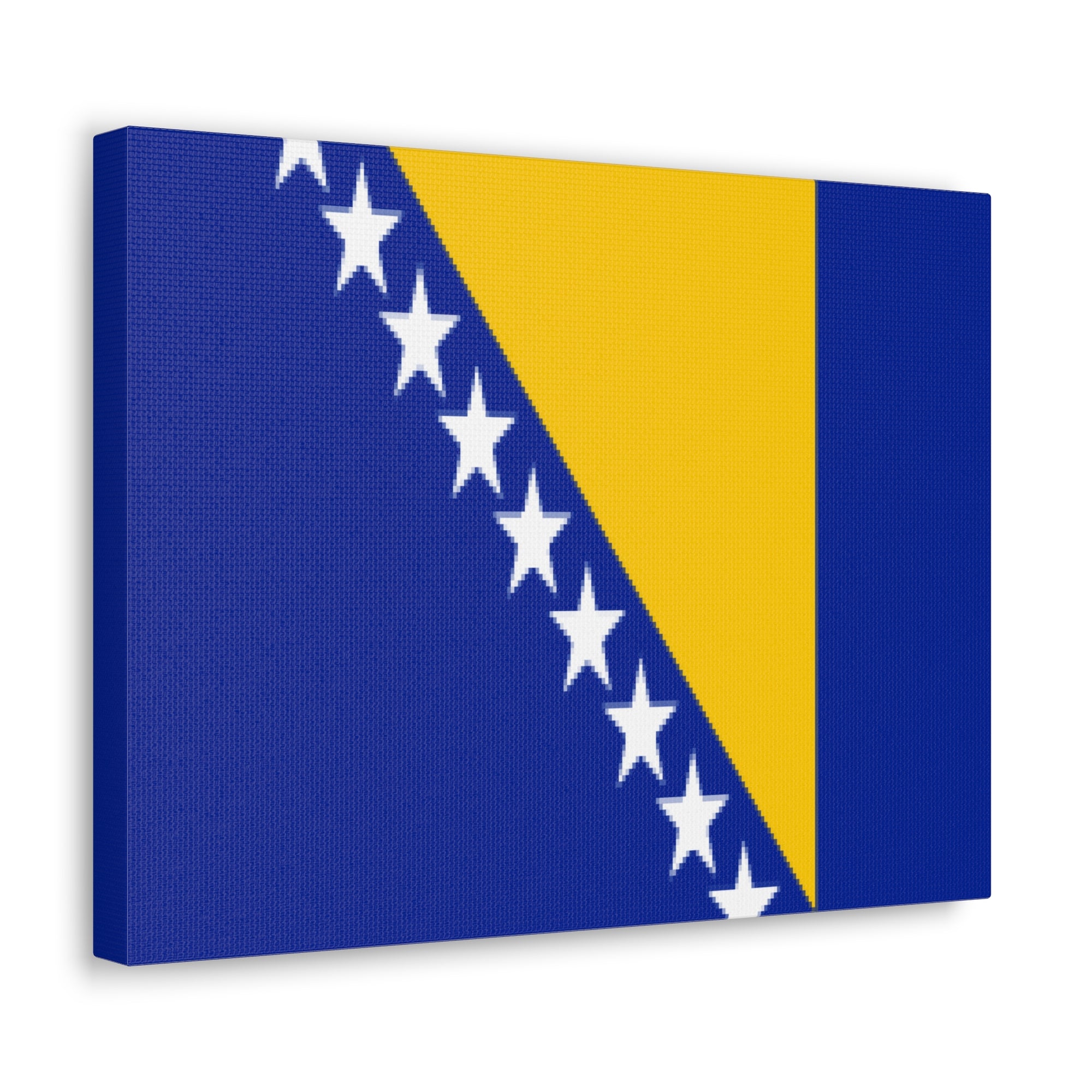 Bosnia and Herzegovina Country Flag Canvas Vibrant Wall Art Unframed Home Decor-Express Your Love Gifts