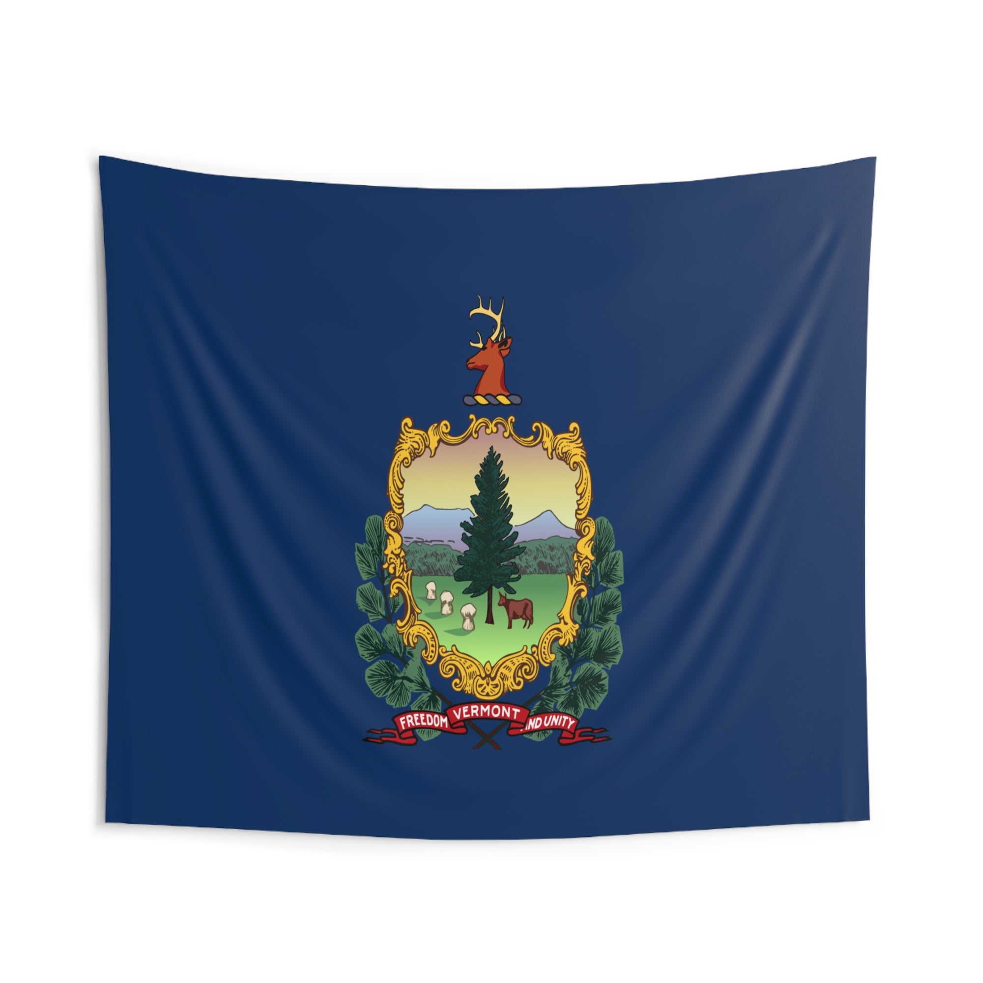 Vermont State Flag Wall Hanging Tapestry-Express Your Love Gifts