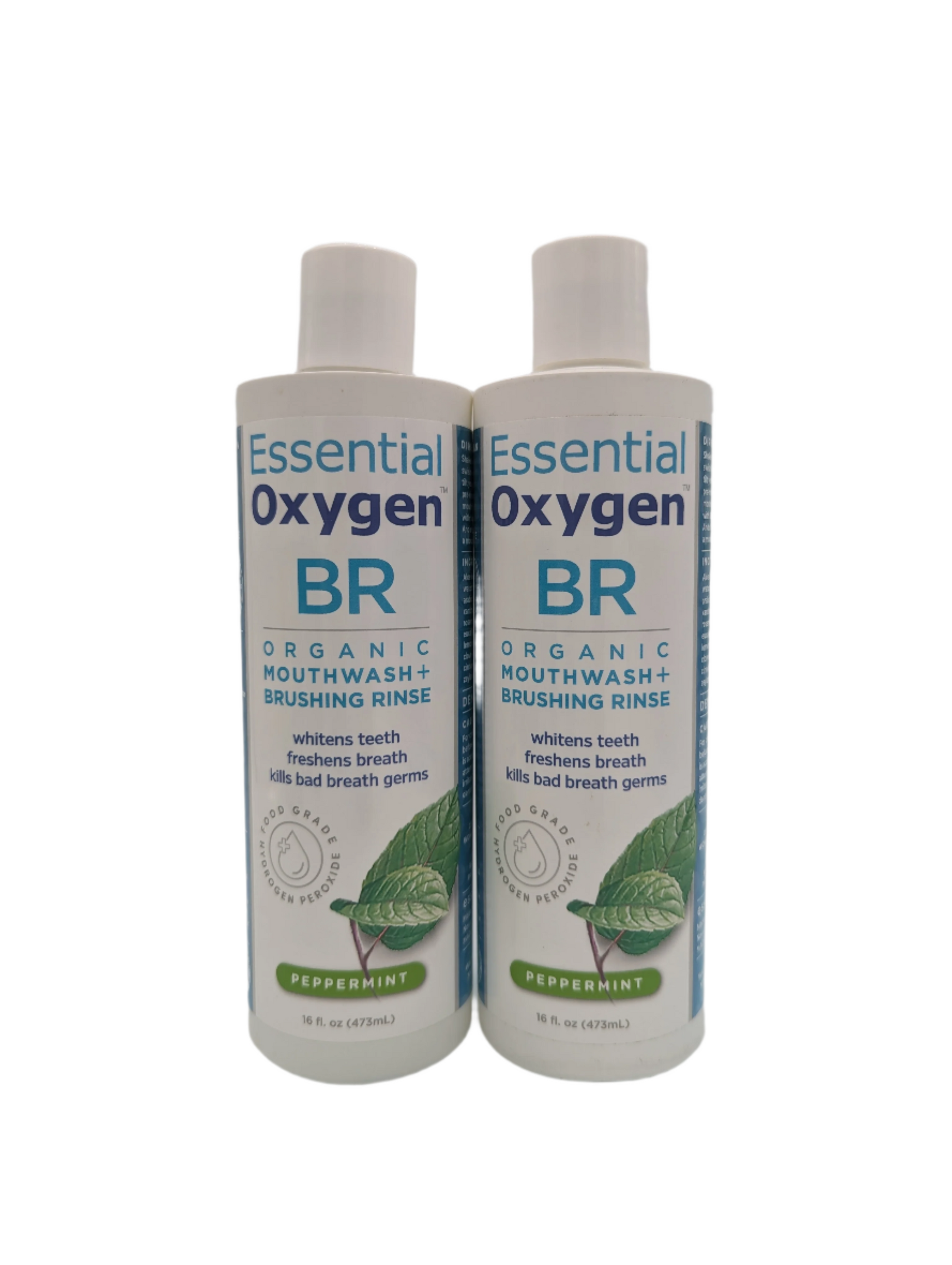 Essential Oxygen Peppermint Brushing Rinse 16oz 2-Pack-Express Your Love Gifts