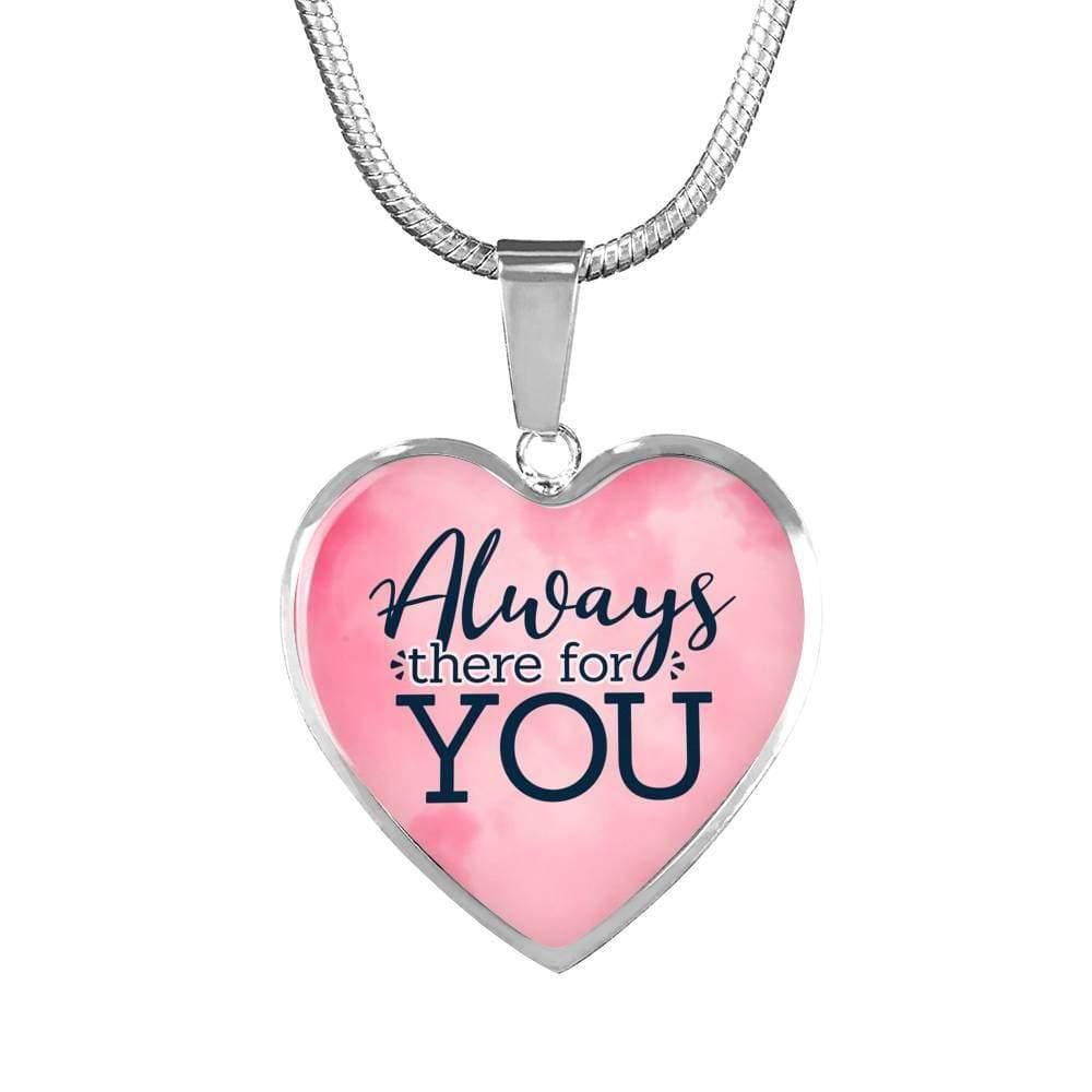 Always There For You Heart Pendant Necklace-Express Your Love Gifts