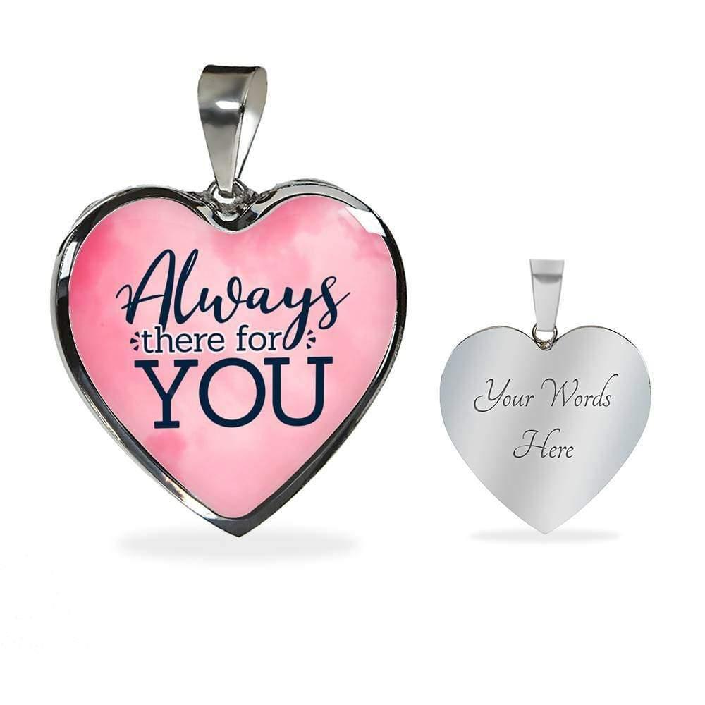 Always There For You Heart Pendant Necklace-Express Your Love Gifts