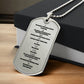 Ten Commandments Polish Przykazań Bożych Necklace Dog Tag Stainless Steel or 18k Gold w 24" Chain-Express Your Love Gifts