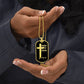 Soldier of Christ 2 Tim 2 3 Necklace Dog Tag Stainless Steel or 18k Gold w 24" Chain-Express Your Love Gifts