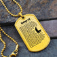 Psalm 23 Spanish Salmo 23 Necklace Dog Tag Stainless Steel or 18k Gold w 24" Chain-Express Your Love Gifts