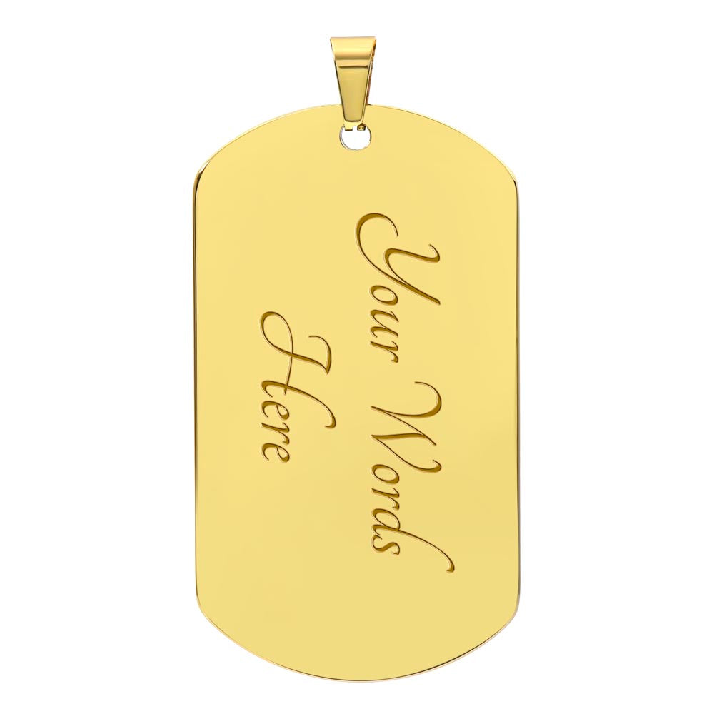 Jesus is the GOAT Matthew 28:18 Necklace Dog Tag Stainless Steel or 18k Gold w 24-Express Your Love Gifts