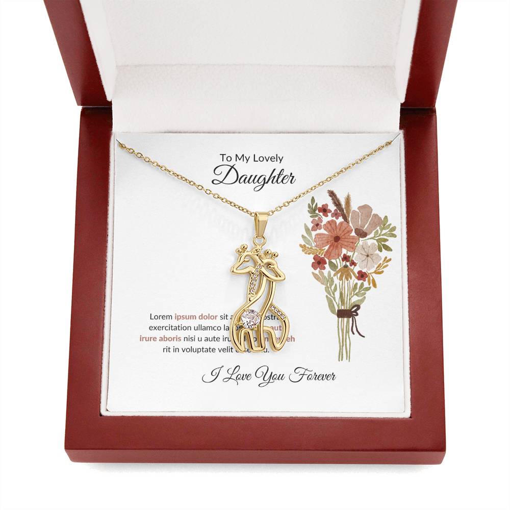 To My Daughter Lorem Ipsum Flower Bouquet-Express Your Love Gifts