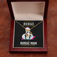 Behind Every Mom Nurse Forever Necklace w Message Card-Express Your Love Gifts