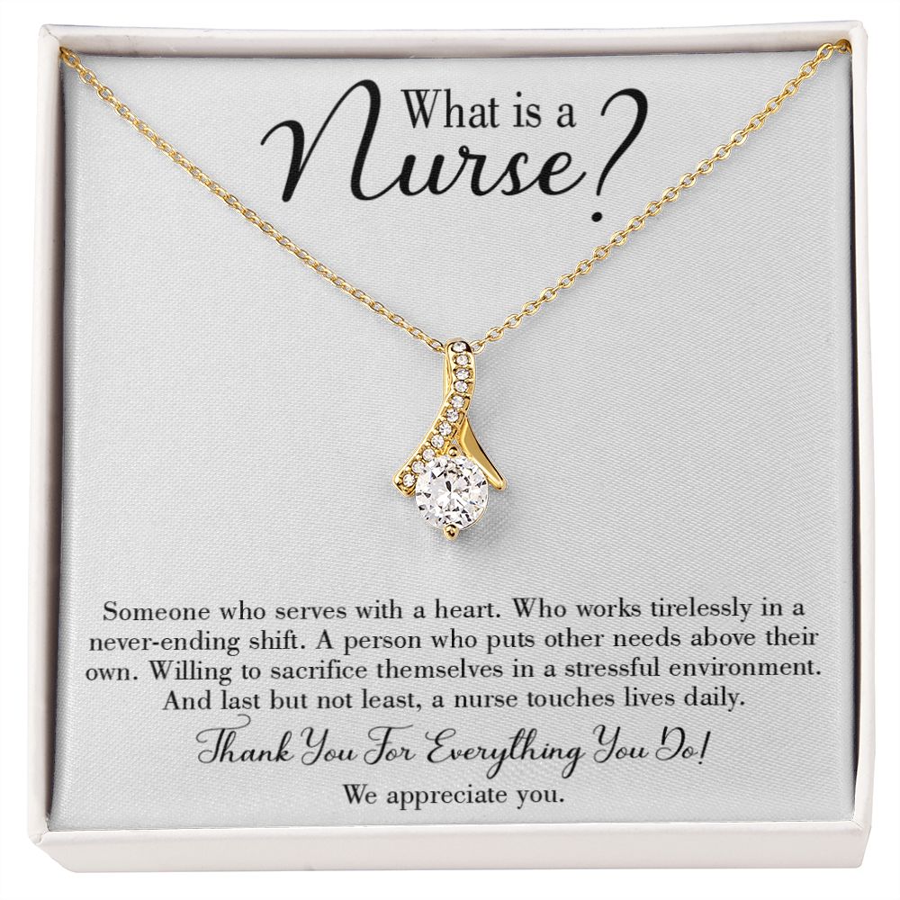 What is a Nurse Alluring Ribbon Necklace-Express Your Love Gifts
