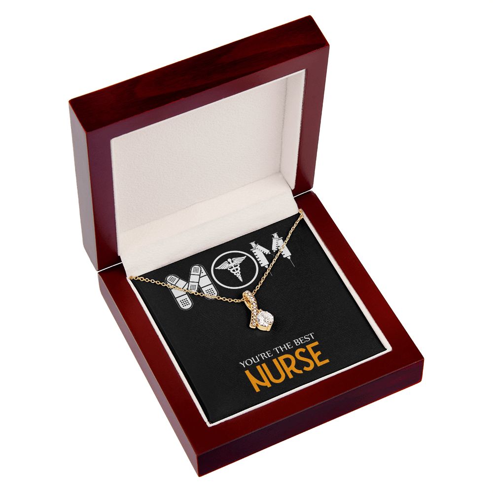 Mom Nurse Alluring Ribbon Necklace-Express Your Love Gifts