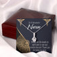 Nurses are Like Angels Alluring Ribbon Necklace-Express Your Love Gifts