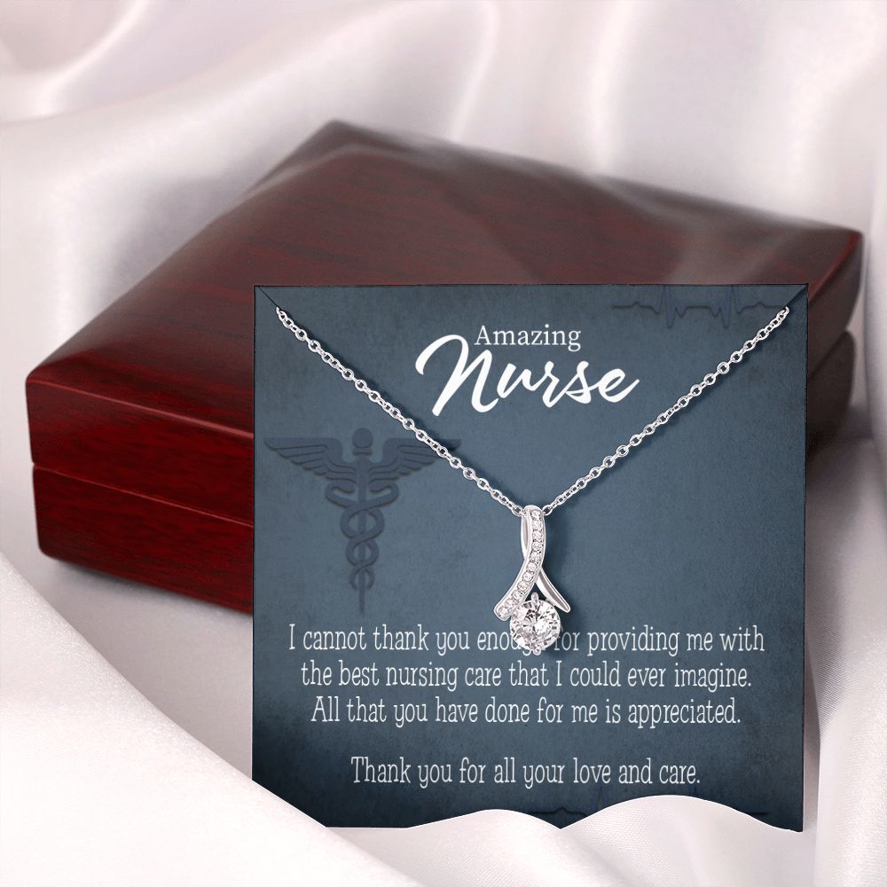 Best Nursing Care Alluring Ribbon Necklace-Express Your Love Gifts