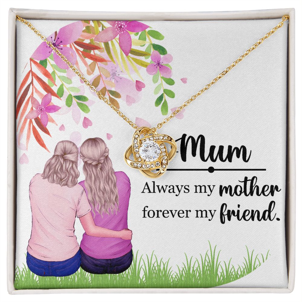 Mum Always my Mother Infinity Knot Necklace-Express Your Love Gifts