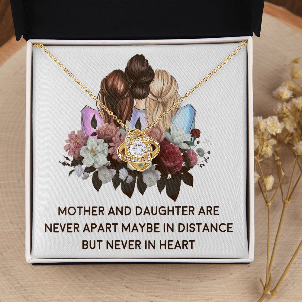 Mother and Daughter Never Apart Infinity Knot Necklace-Express Your Love Gifts